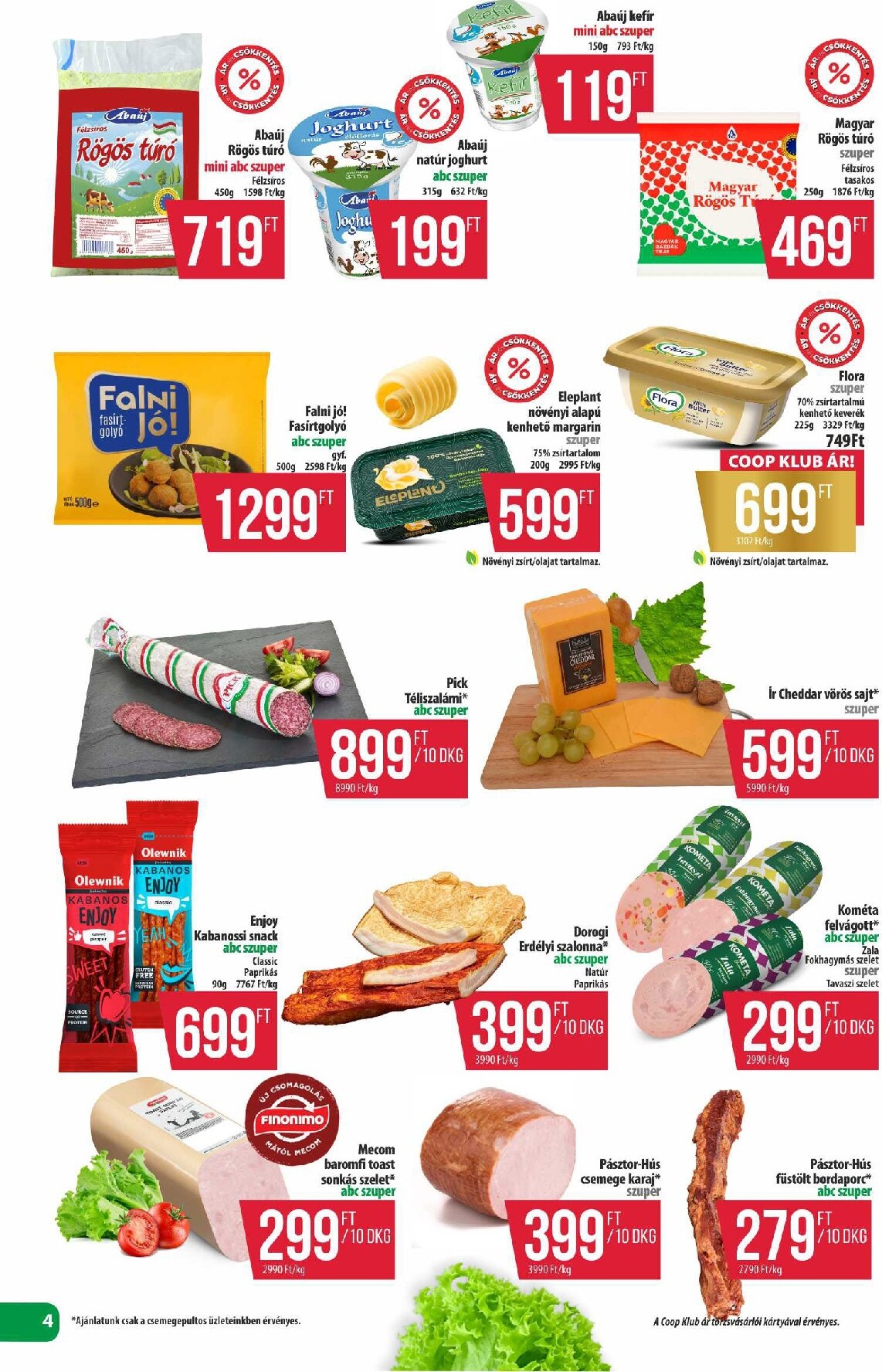 coop - Aktuális Coop - Észak-Kelet szórólap érvényes csütörtöktől 2026.05.14.-től szerdától 2026.05.20.-ig - page: 4
