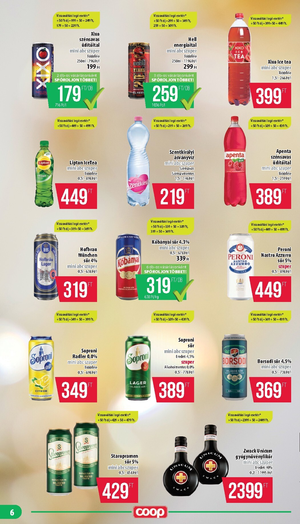 coop - Aktuális Coop - Mecsek szórólap érvényes csütörtöktől 2026.05.14.-től szerdától 2026.05.20.-ig - page: 6