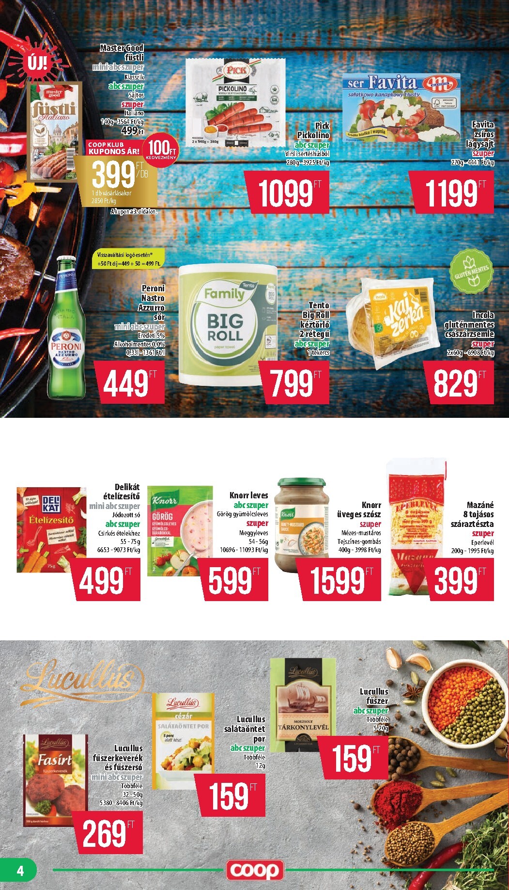 coop - Aktuális Coop - Mecsek szórólap érvényes csütörtöktől 2026.05.14.-től szerdától 2026.05.20.-ig - page: 4