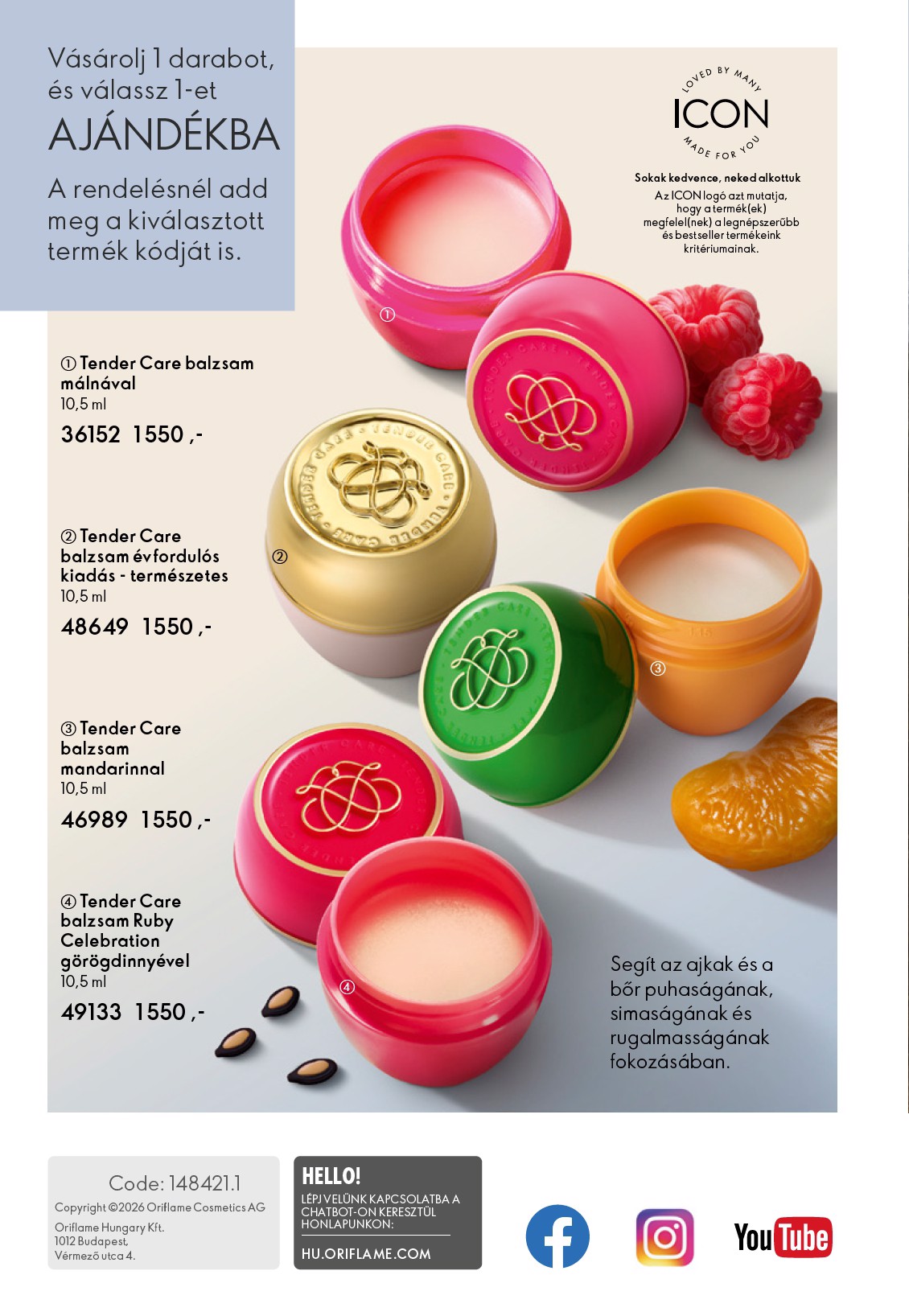 oriflame - Aktuális Oriflame - eCatalogue | Oriflame Cosmetics szórólap érvényes szerdától 2026.05.27.-től keddtől 2026.06.16.-ig - page: 164