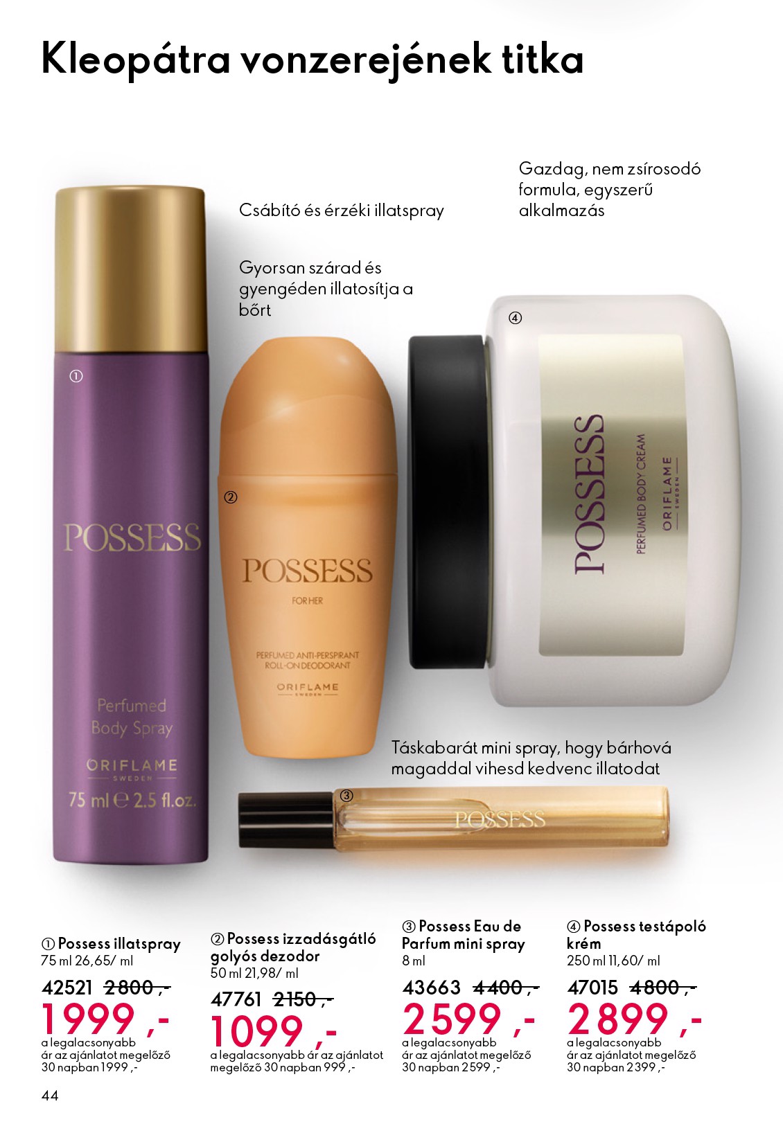 oriflame - Aktuális Oriflame - eCatalogue | Oriflame Cosmetics szórólap érvényes szerdától 2026.05.27.-től keddtől 2026.06.16.-ig - page: 44
