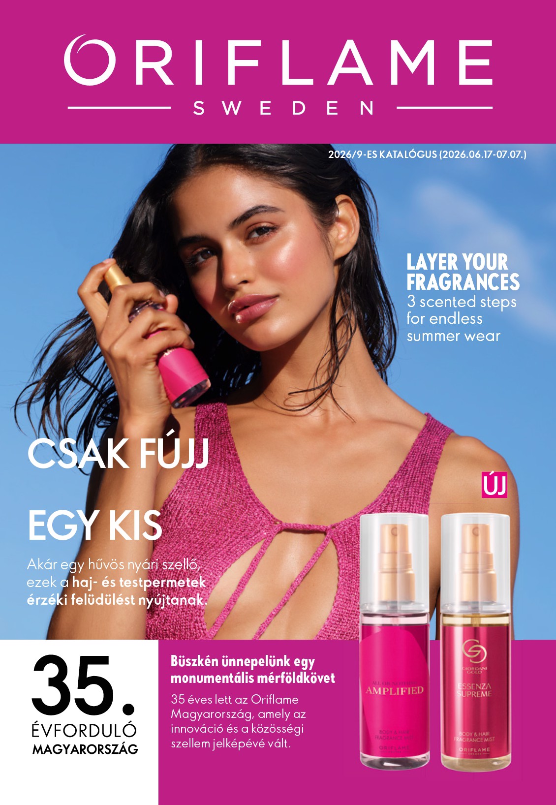 oriflame - Aktuális Oriflame szórólap érvényes szerdától 2026.06.17.-től keddtől 2026.07.07.-ig - page: 1