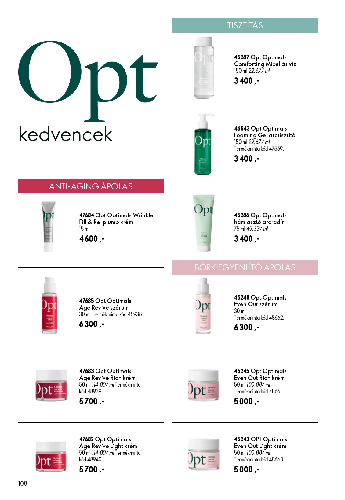oriflame - Aktuális Oriflame szórólap érvényes szerdától 2026.06.17.-től keddtől 2026.07.07.-ig - page: 108