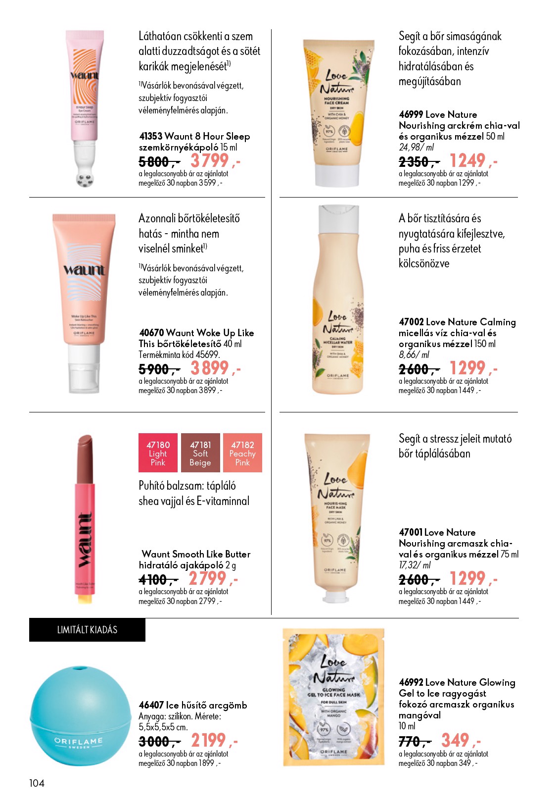 oriflame - Aktuális Oriflame szórólap érvényes szerdától 2026.06.17.-től keddtől 2026.07.07.-ig - page: 104