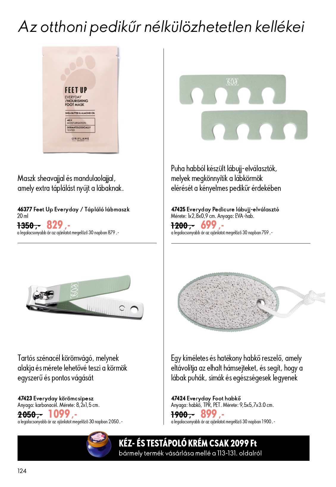 oriflame - Aktuális Oriflame szórólap érvényes szerdától 2026.06.17.-től keddtől 2026.07.07.-ig - page: 124