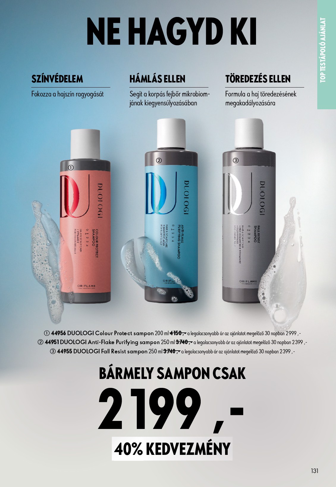 oriflame - Aktuális Oriflame szórólap érvényes szerdától 2026.06.17.-től keddtől 2026.07.07.-ig - page: 131