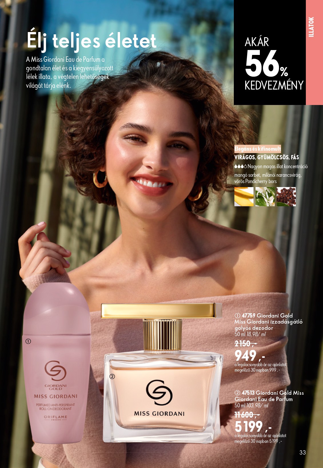 oriflame - Aktuális Oriflame szórólap érvényes szerdától 2026.06.17.-től keddtől 2026.07.07.-ig - page: 33