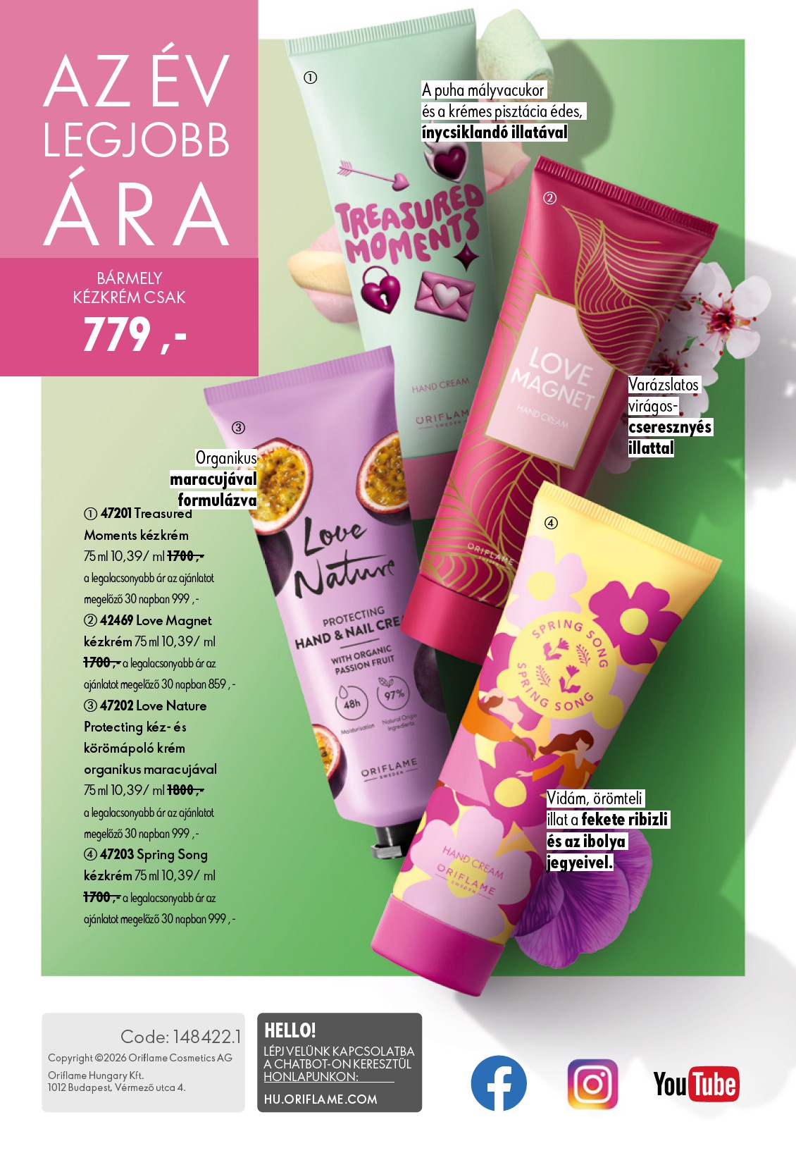oriflame - Aktuális Oriflame szórólap érvényes szerdától 2026.06.17.-től keddtől 2026.07.07.-ig - page: 148