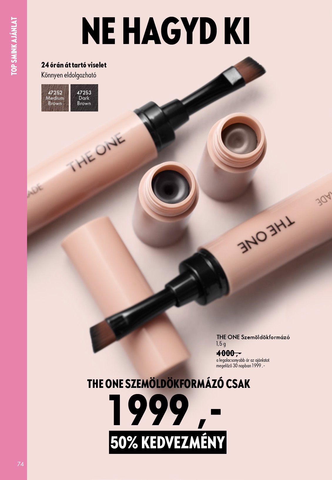 oriflame - Aktuális Oriflame szórólap érvényes szerdától 2026.06.17.-től keddtől 2026.07.07.-ig - page: 74