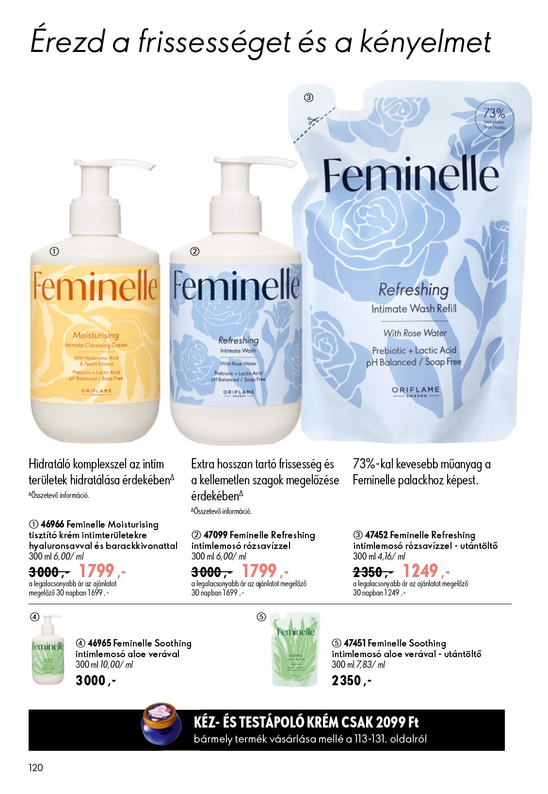 oriflame - Aktuális Oriflame szórólap érvényes szerdától 2026.06.17.-től keddtől 2026.07.07.-ig - page: 120