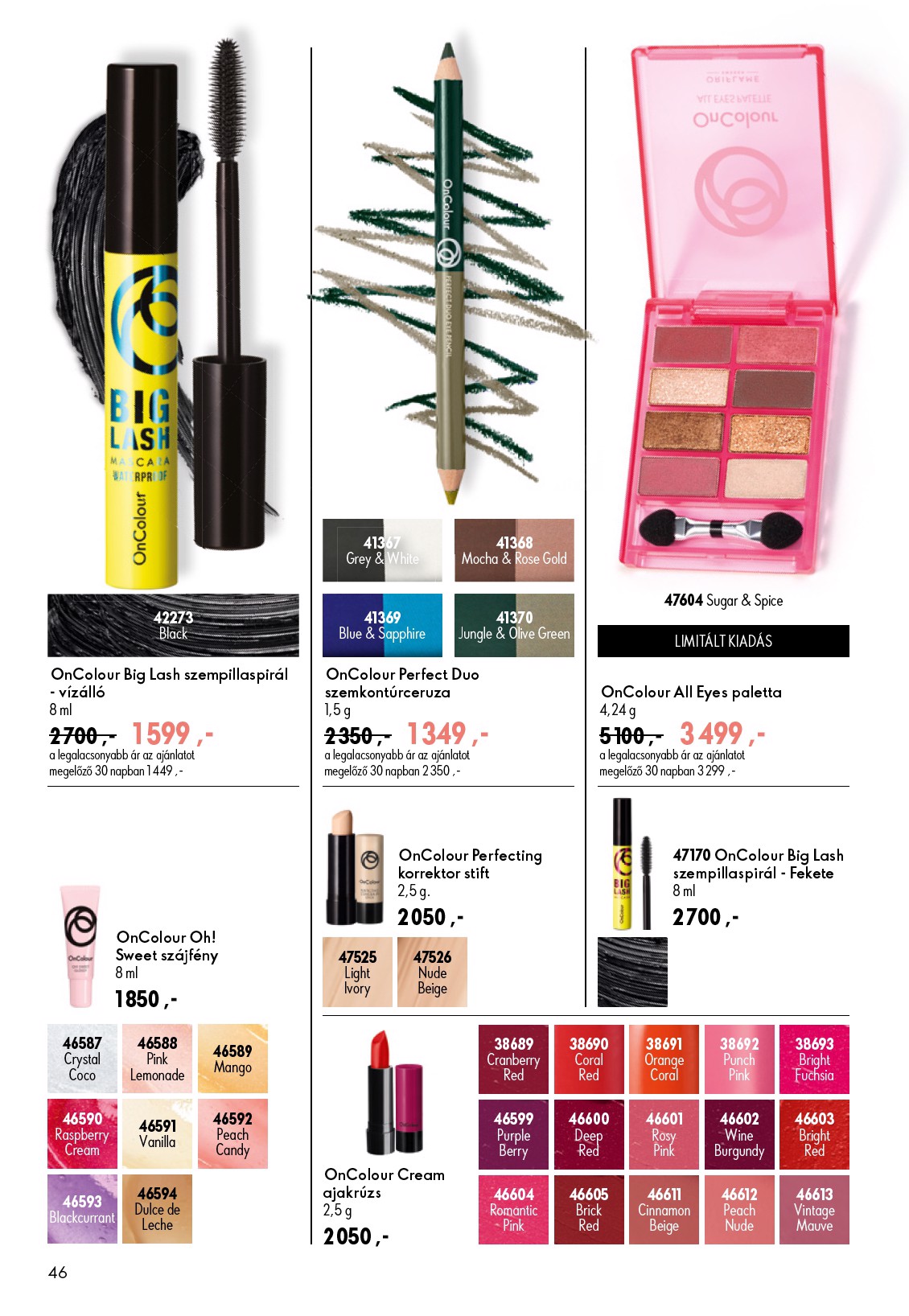 oriflame - Aktuális Oriflame szórólap érvényes szerdától 2026.07.08.-től keddtől 2026.07.28.-ig - page: 46