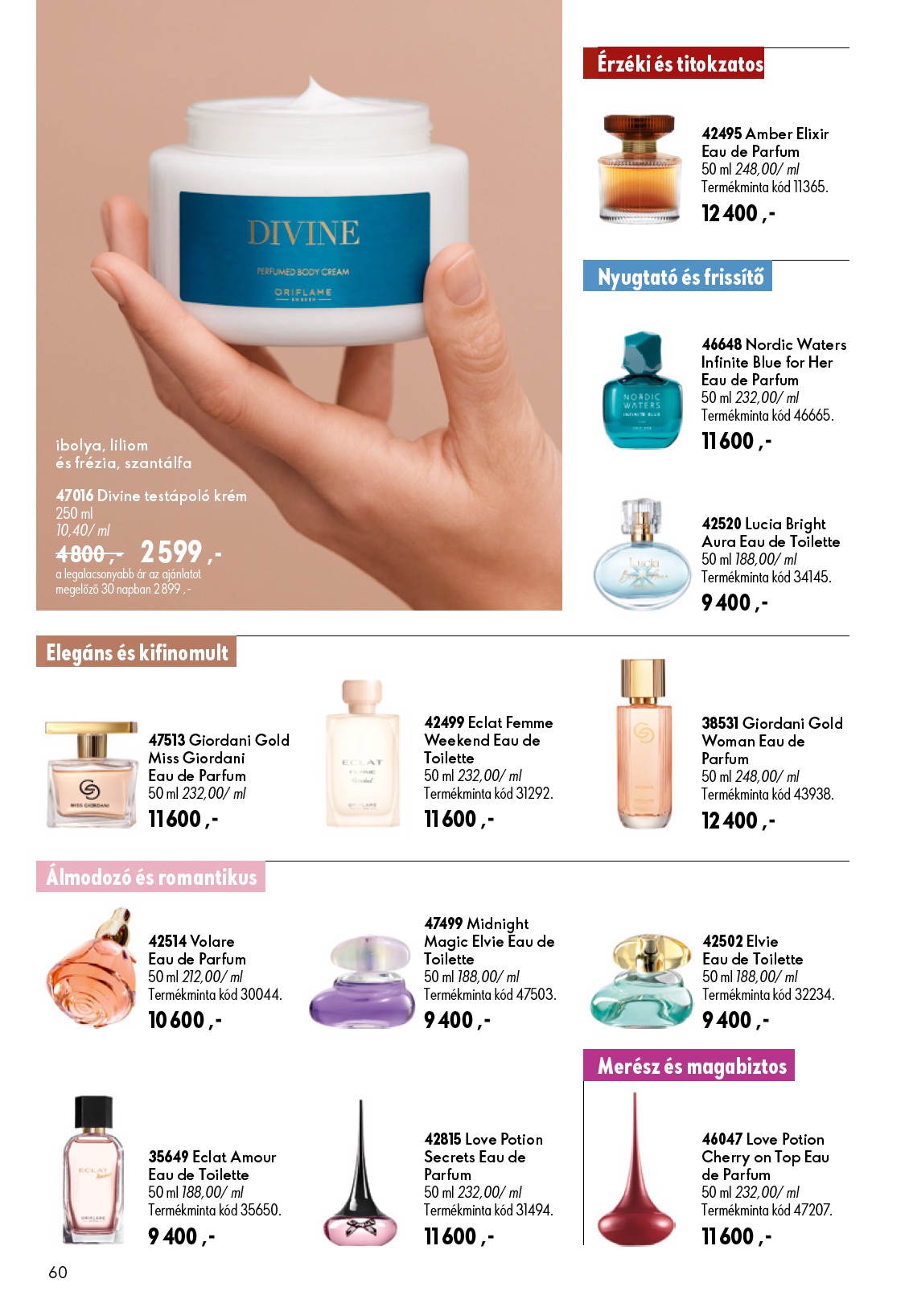 oriflame - Aktuális Oriflame szórólap érvényes szerdától 2026.07.08.-től keddtől 2026.07.28.-ig - page: 60