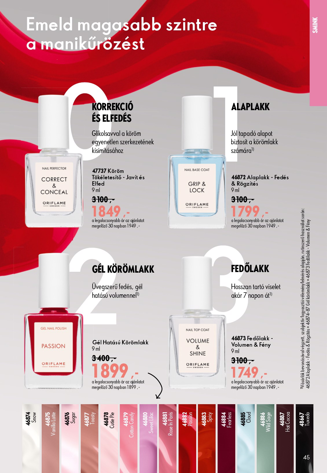 oriflame - Aktuális Oriflame szórólap érvényes szerdától 2026.07.08.-től keddtől 2026.07.28.-ig - page: 45