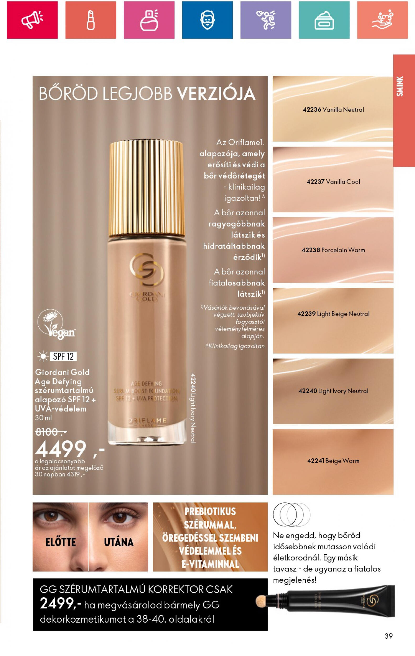 oriflame - Aktuális újság Oriflame 04.16. - 05.06. - page: 39