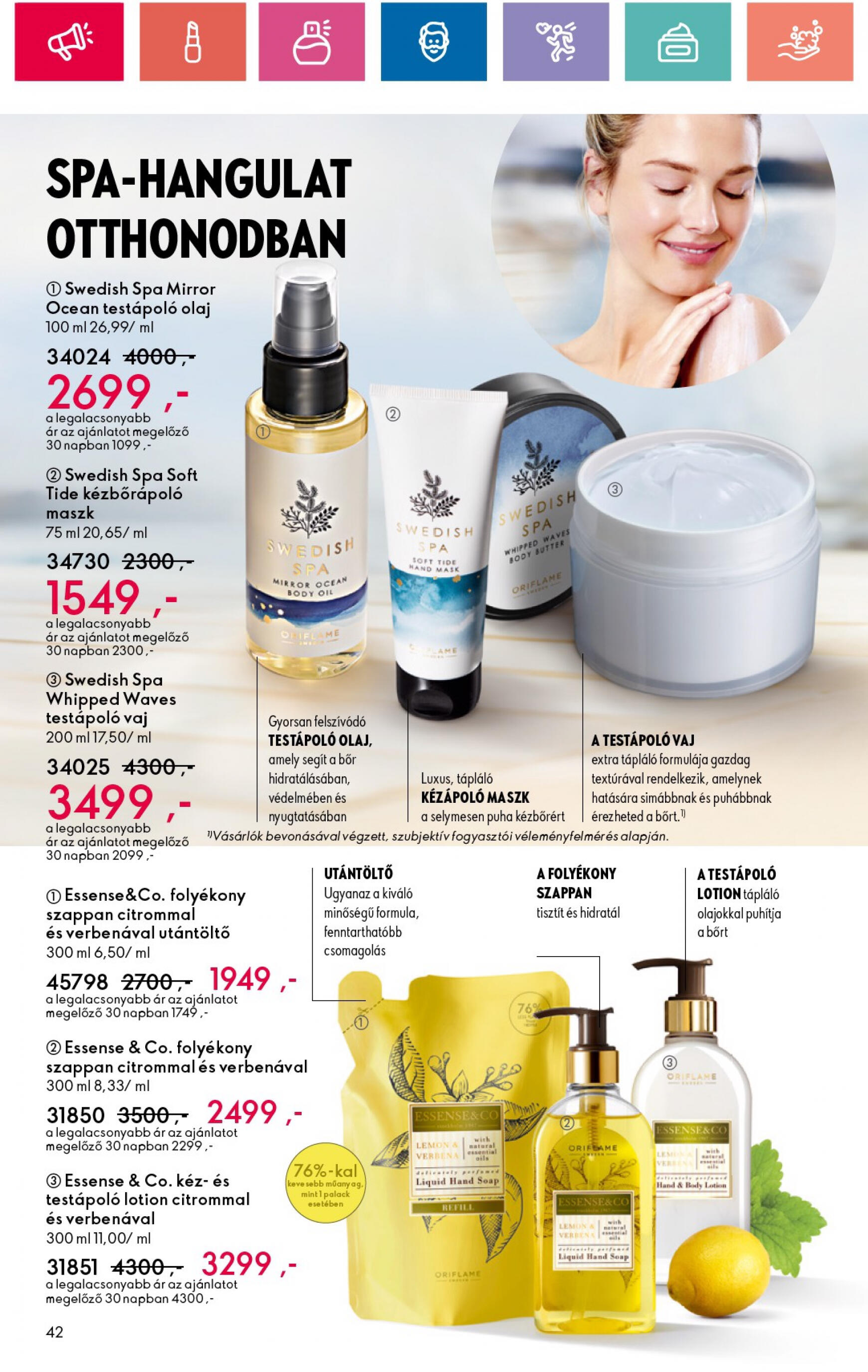 oriflame - Aktuális újság Oriflame 05.28. - 06.17. - page: 42