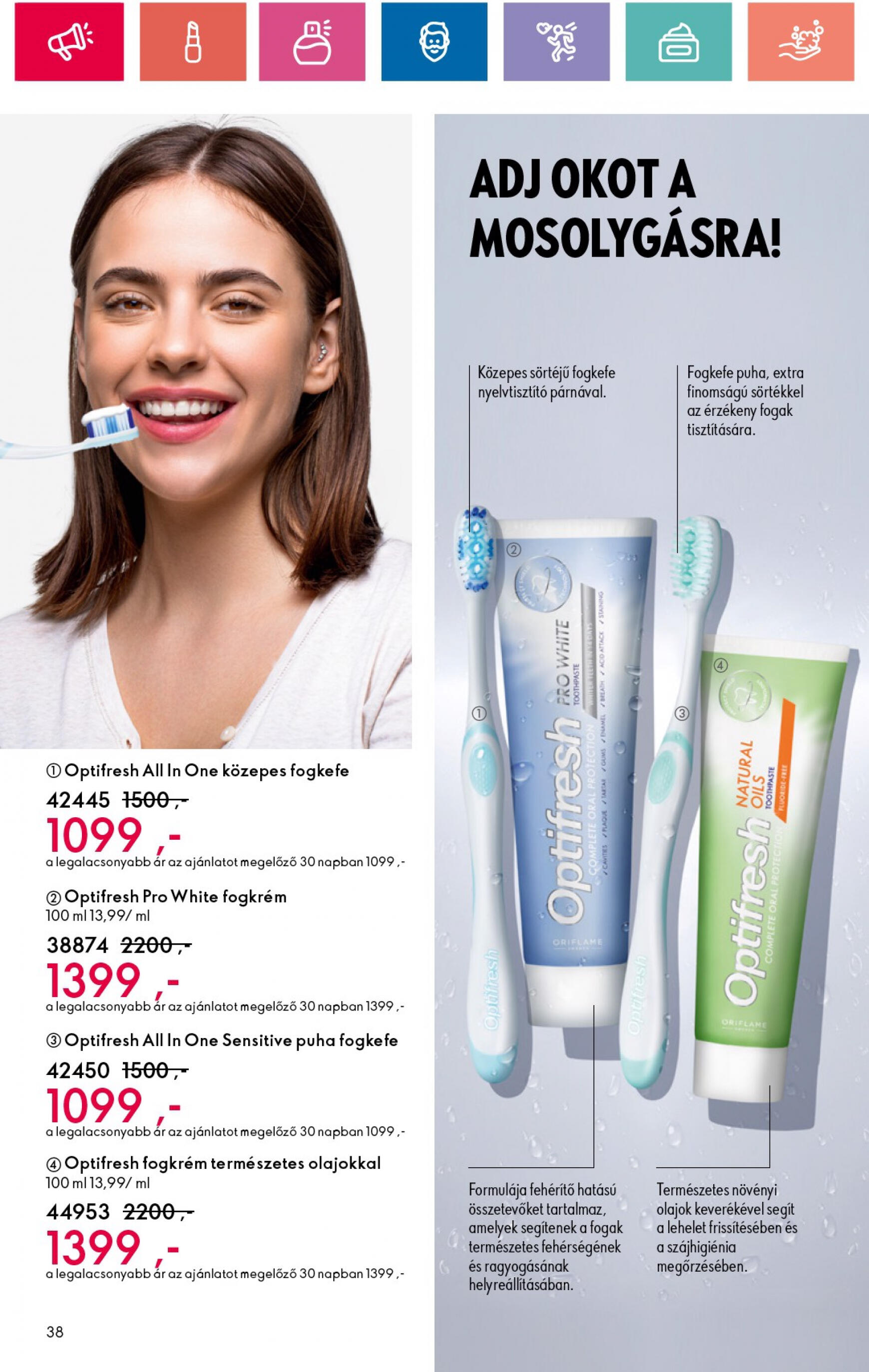 oriflame - Aktuális újság Oriflame 05.28. - 06.17. - page: 38