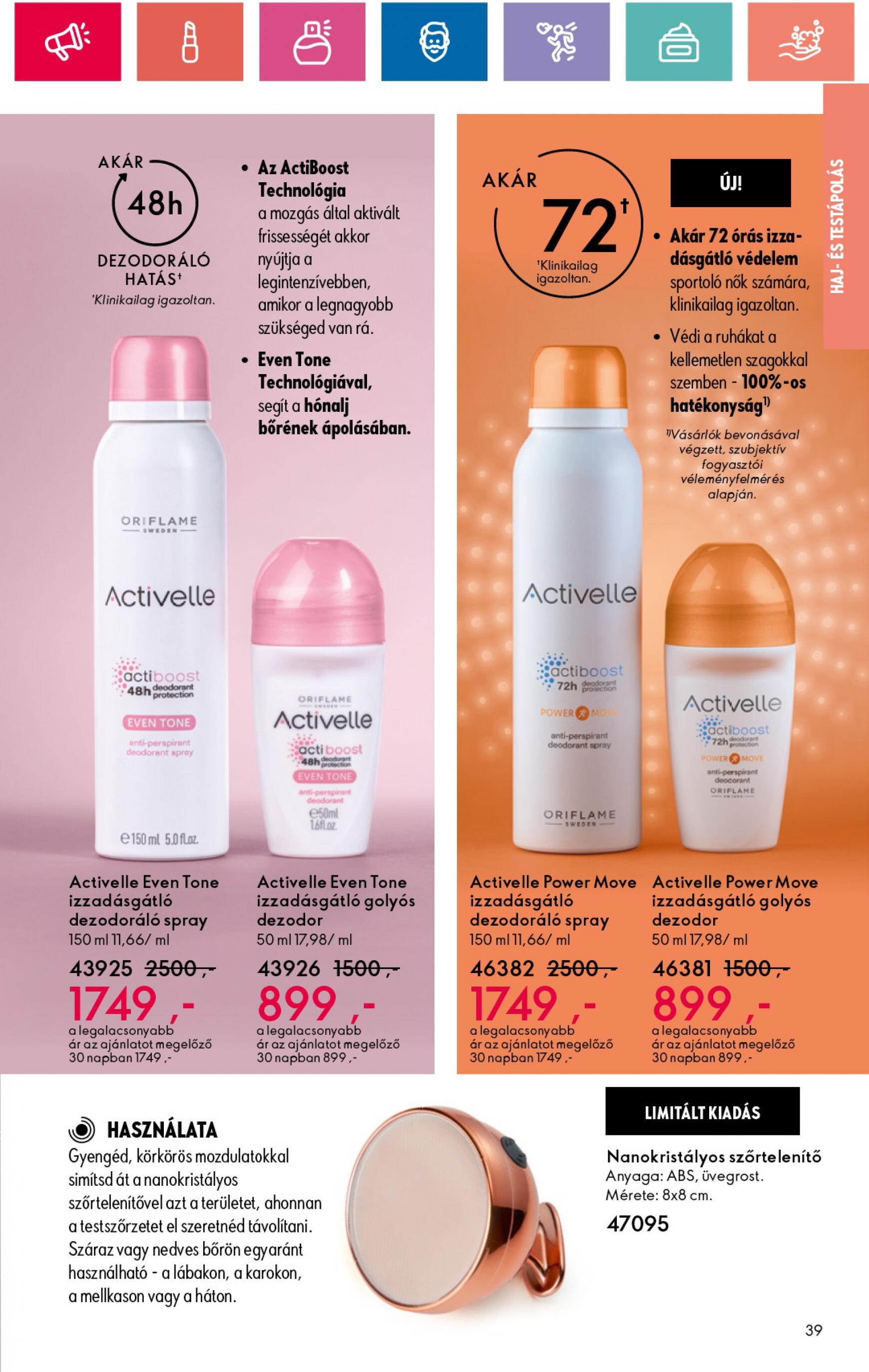 oriflame - Aktuális újság Oriflame 05.28. - 06.17. - page: 39