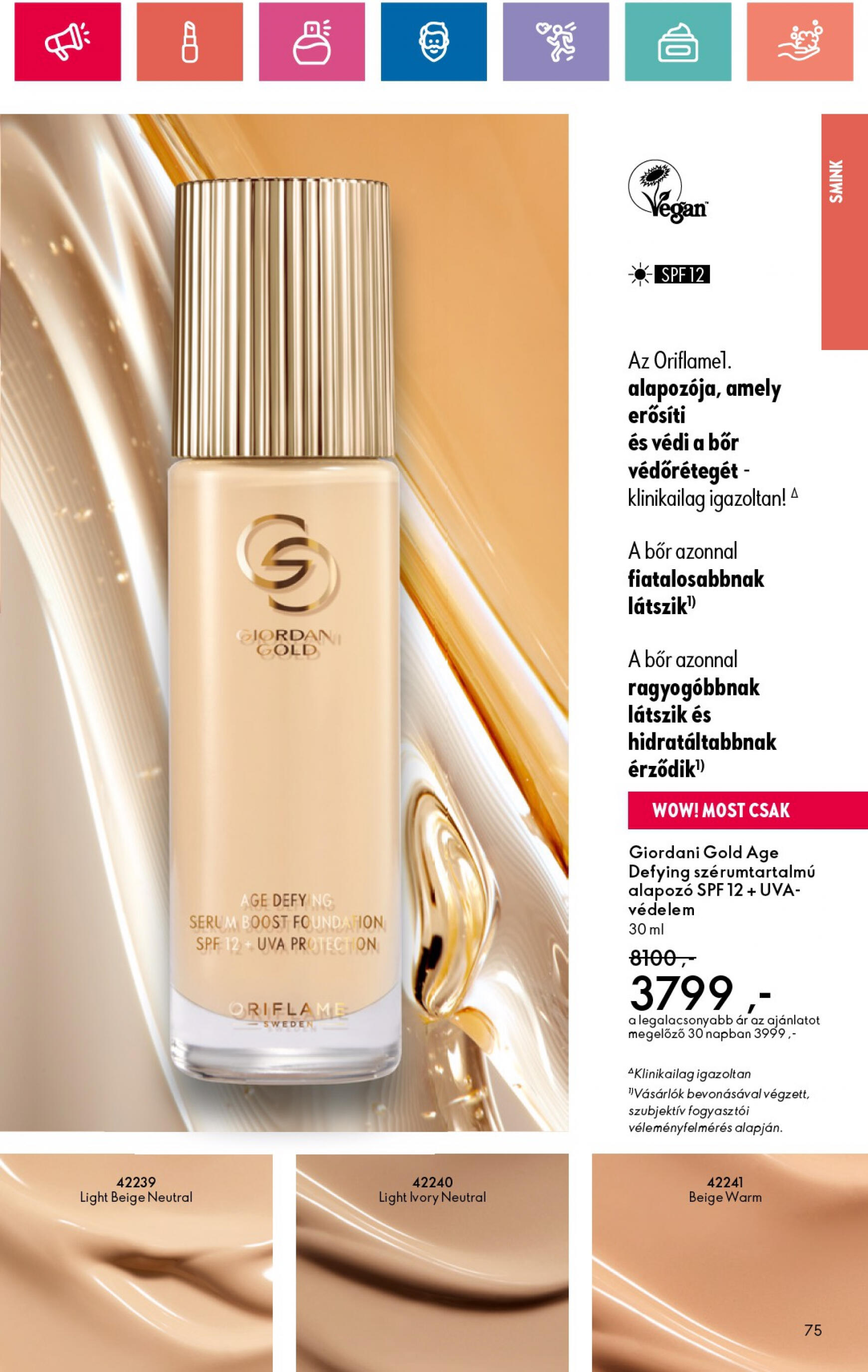 oriflame - Aktuális újság Oriflame 05.28. - 06.17. - page: 75