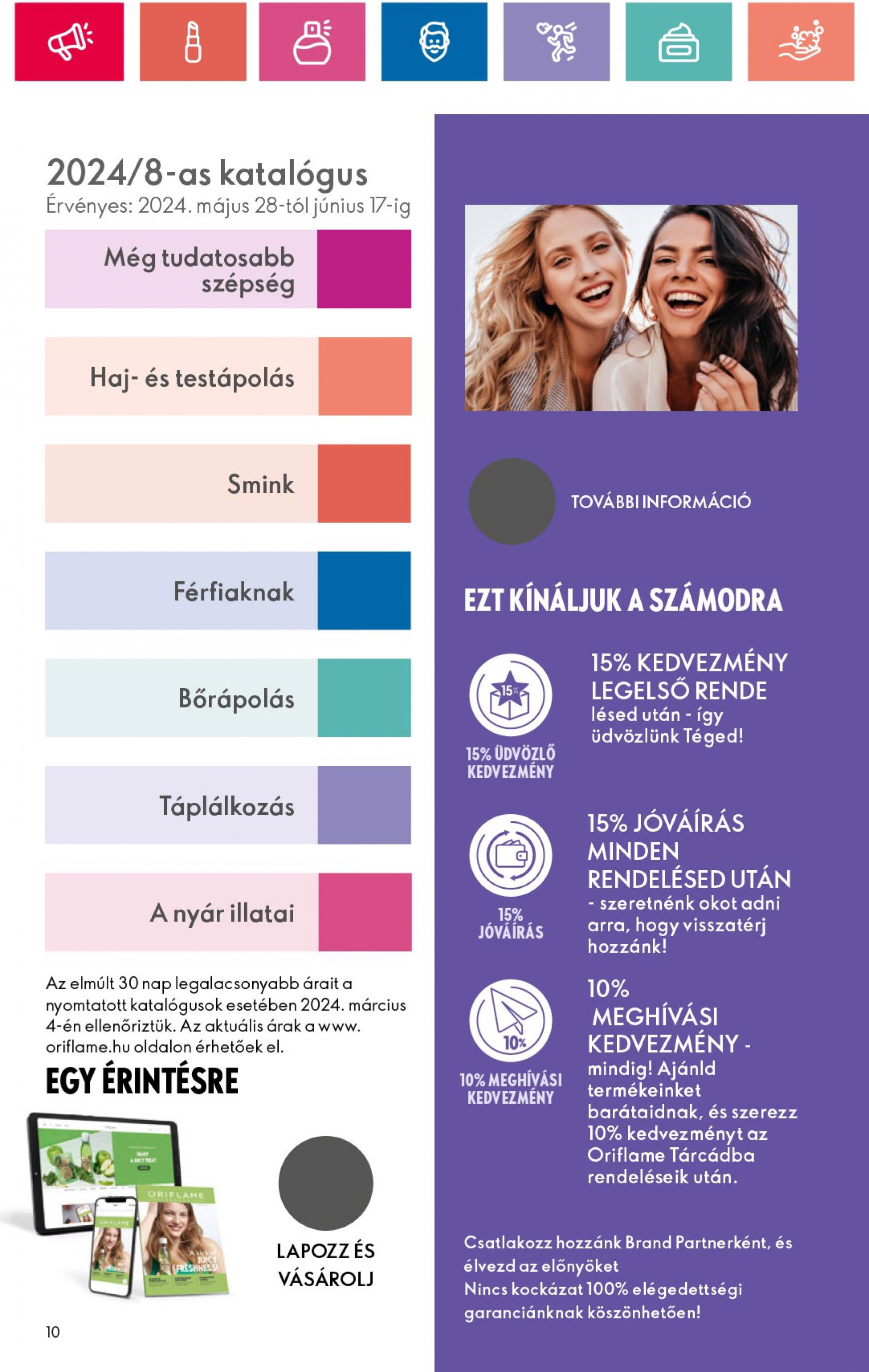 oriflame - Aktuális újság Oriflame 05.28. - 06.17. - page: 10