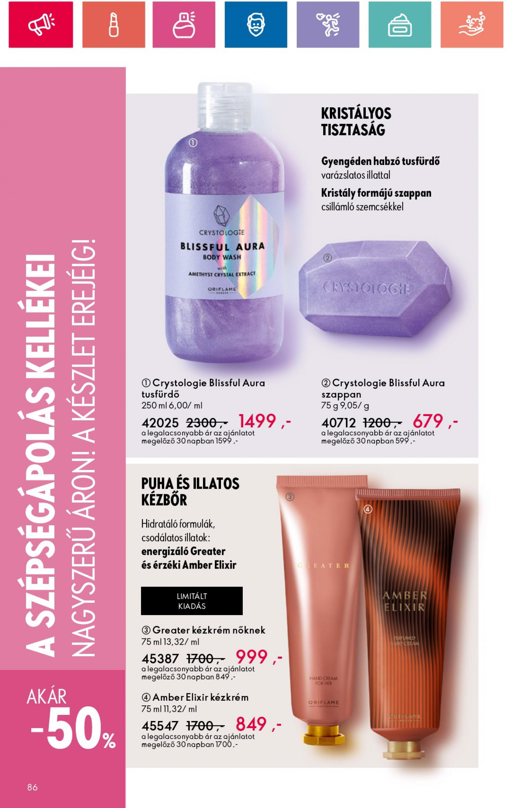 oriflame - Aktuális újság Oriflame 05.28. - 06.17. - page: 86