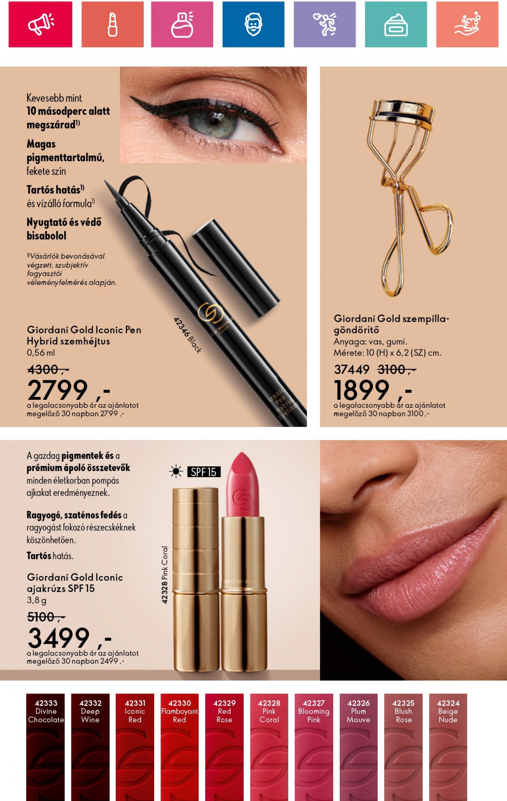 oriflame - Aktuális újság Oriflame 05.28. - 06.17. - page: 76