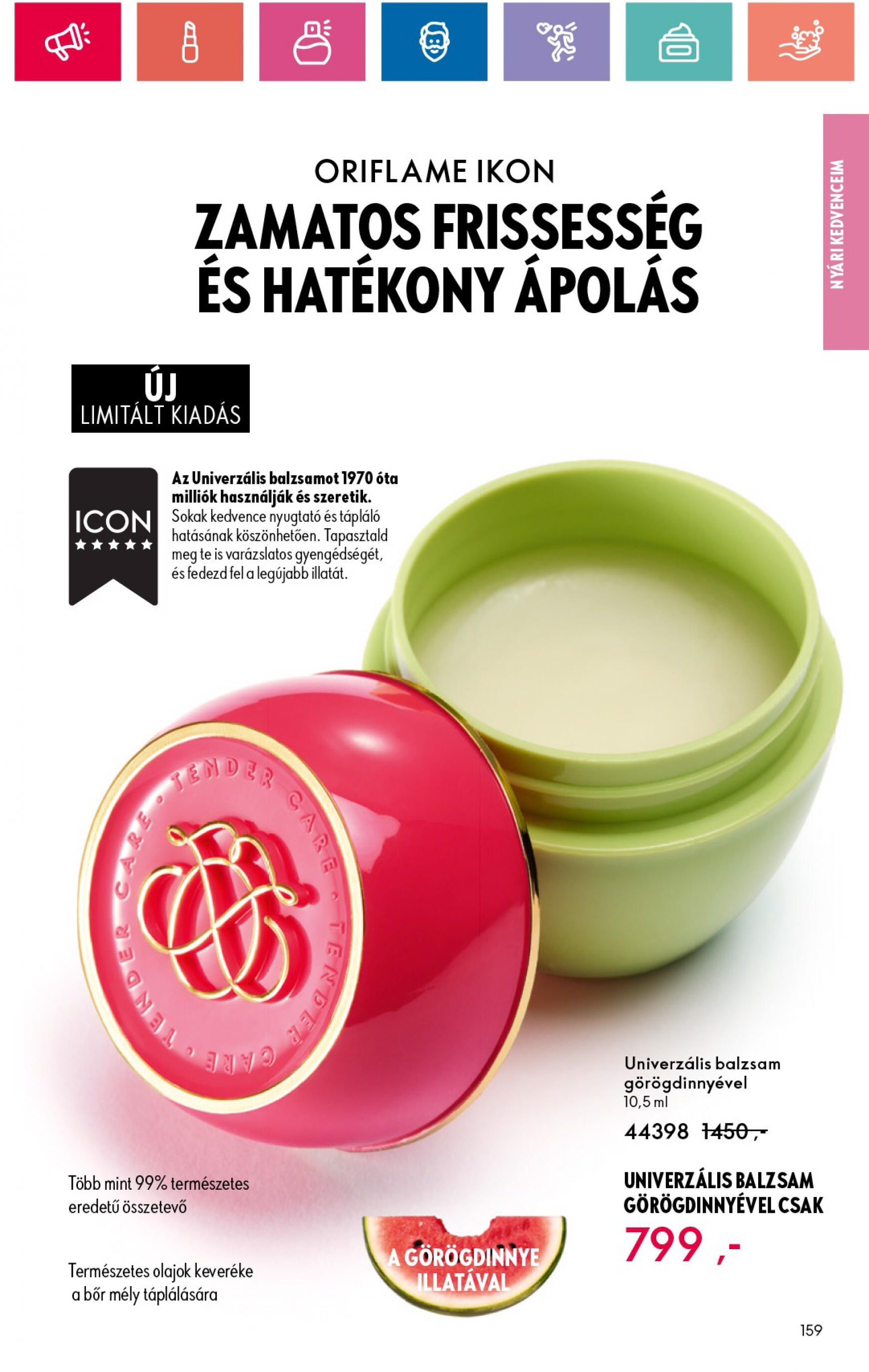 oriflame - Aktuális újság Oriflame 06.18. - 07.08. - page: 159