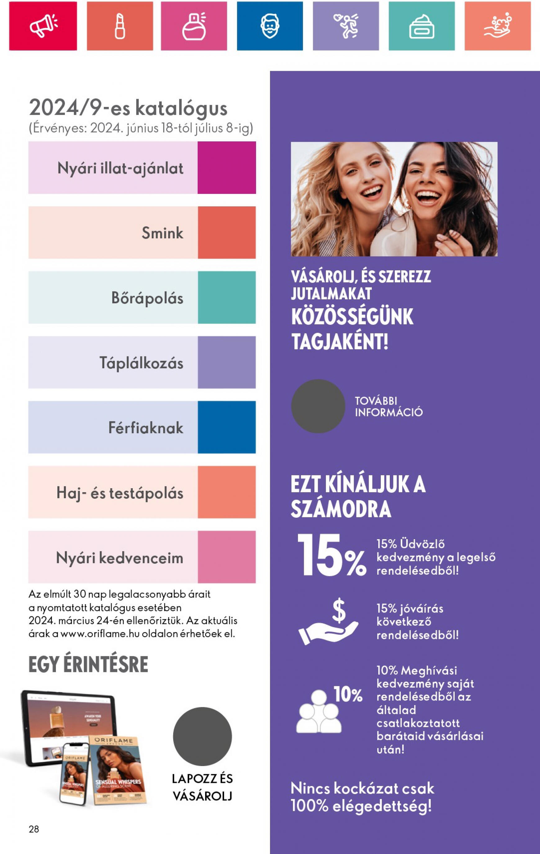 oriflame - Aktuális újság Oriflame 06.18. - 07.08. - page: 28