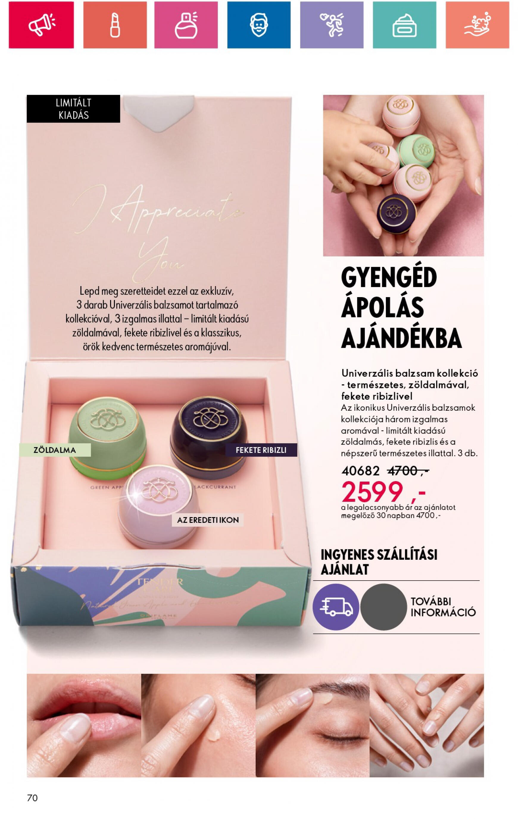 oriflame - Aktuális újság Oriflame 06.18. - 07.08. - page: 70