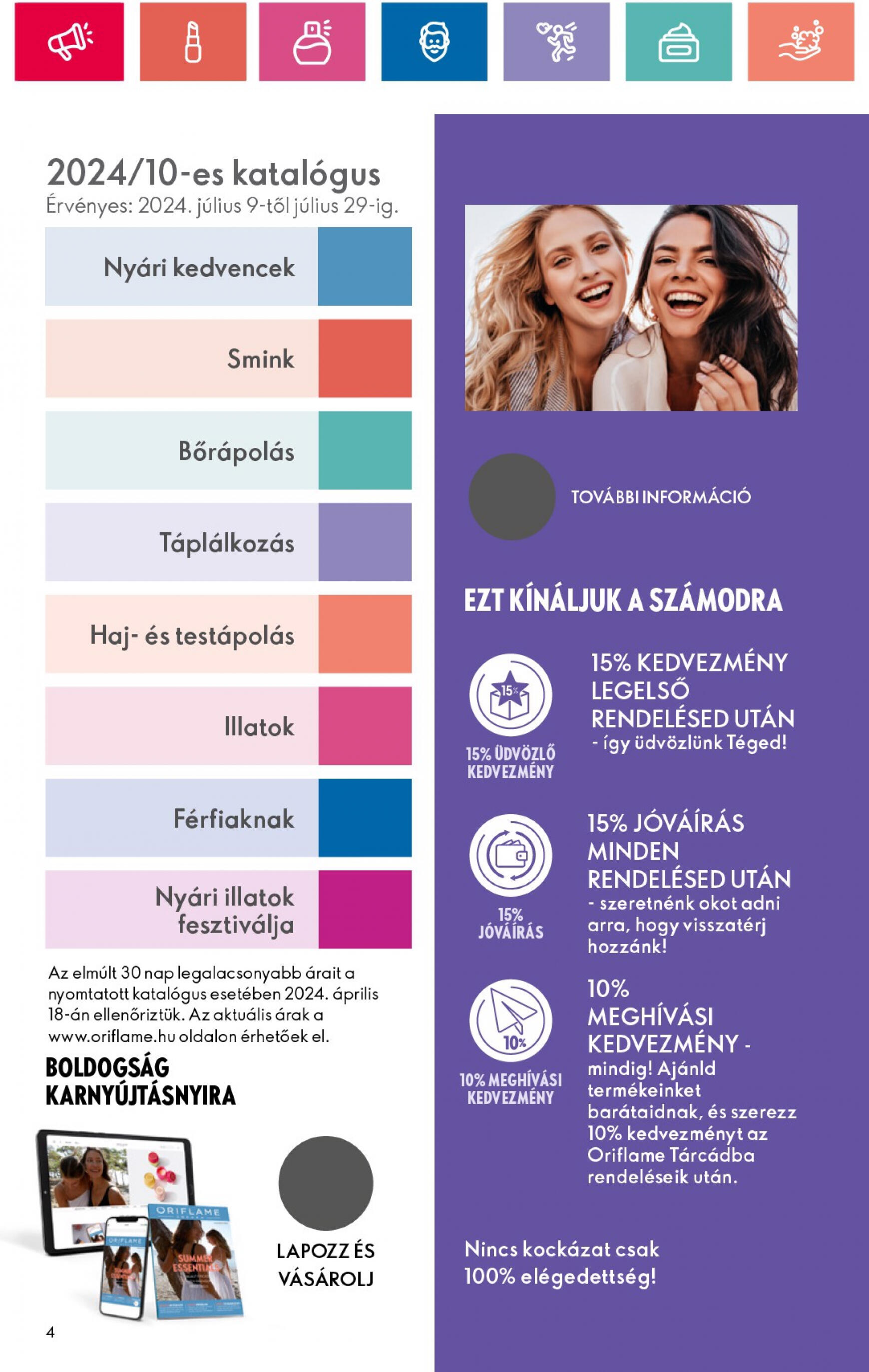 oriflame - Aktuális újság Oriflame 07.09. - 07.29. - page: 4