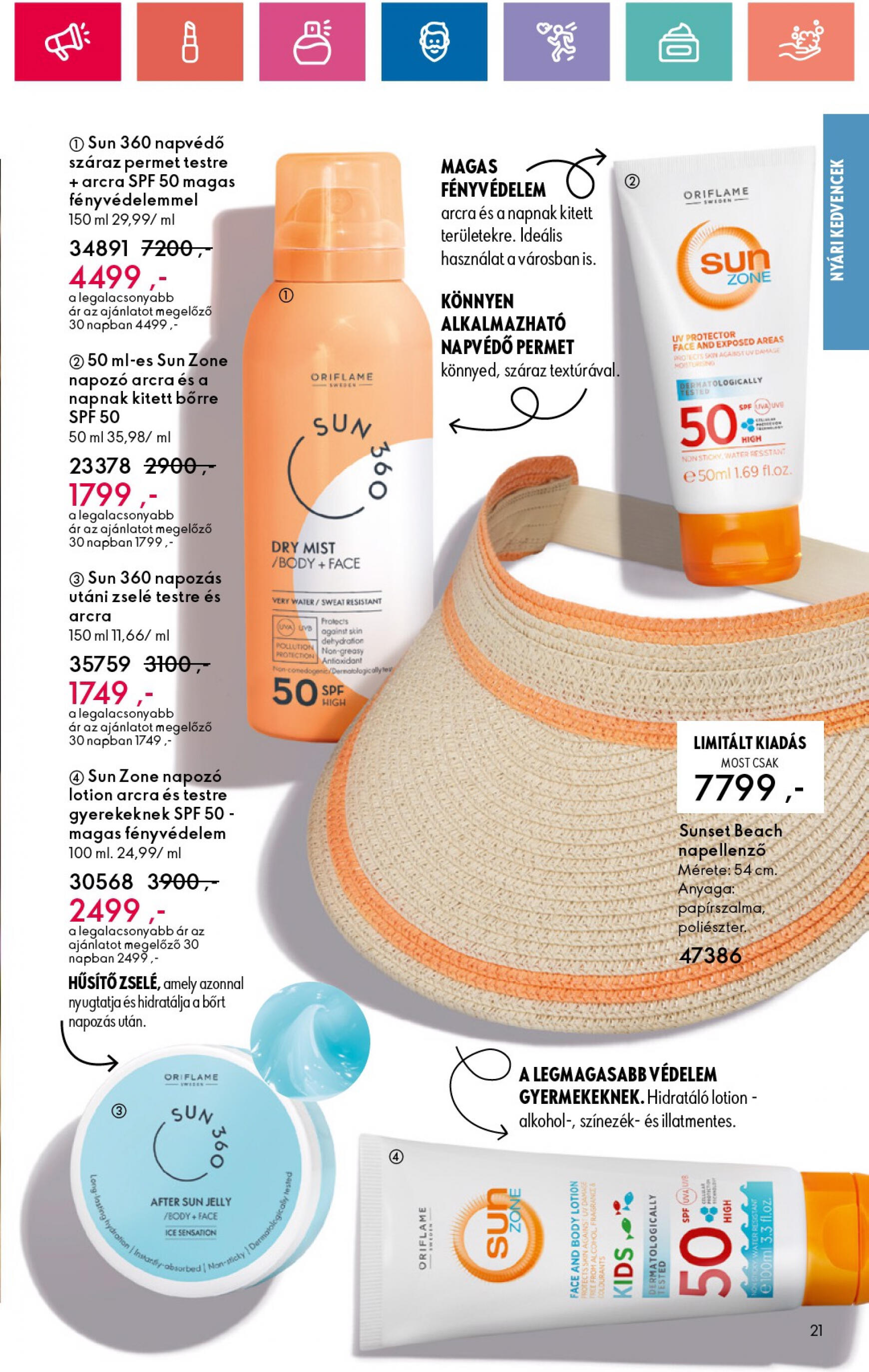 oriflame - Aktuális újság Oriflame 07.09. - 07.29. - page: 21