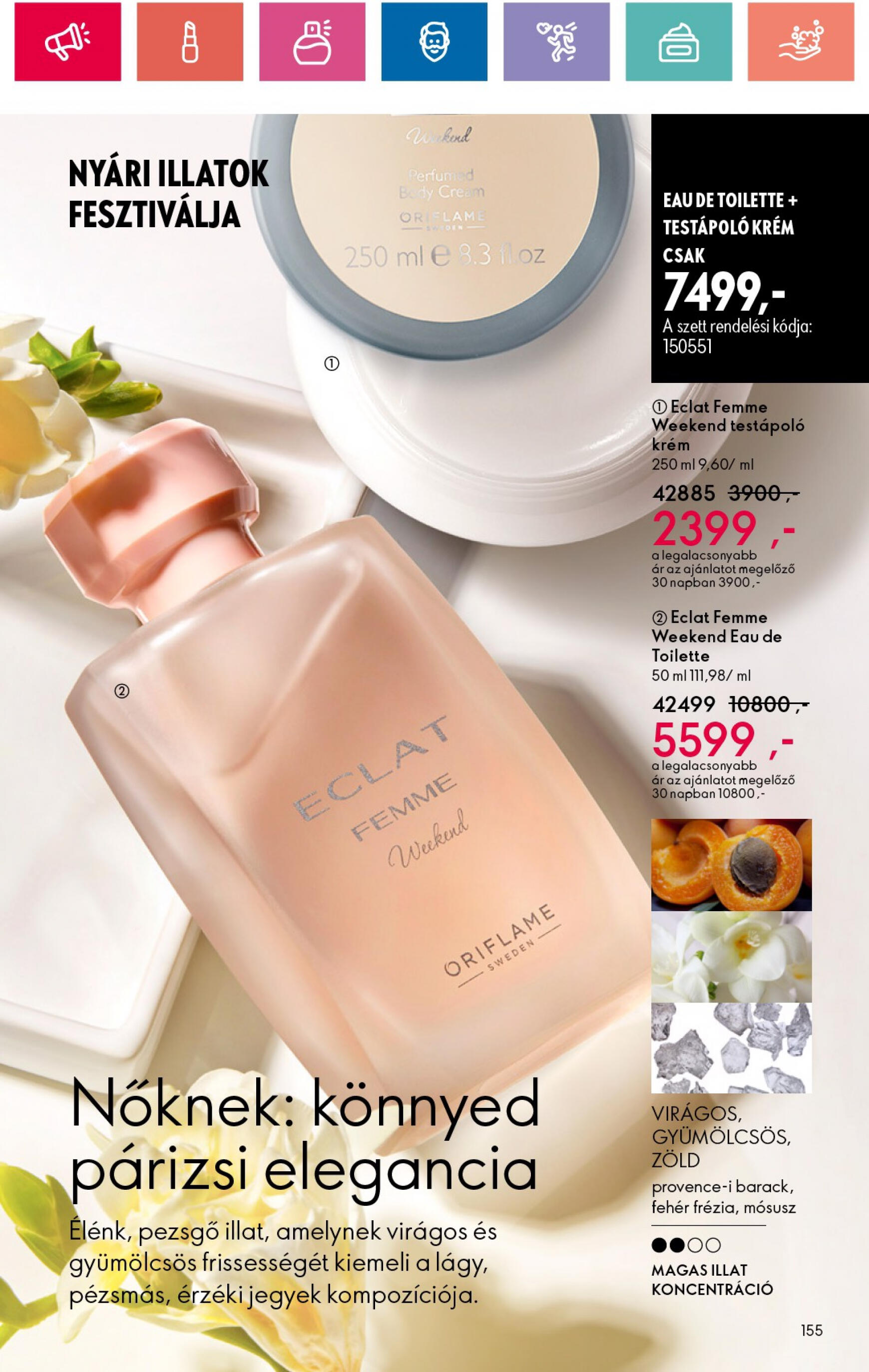 oriflame - Aktuális újság Oriflame 07.09. - 07.29. - page: 155