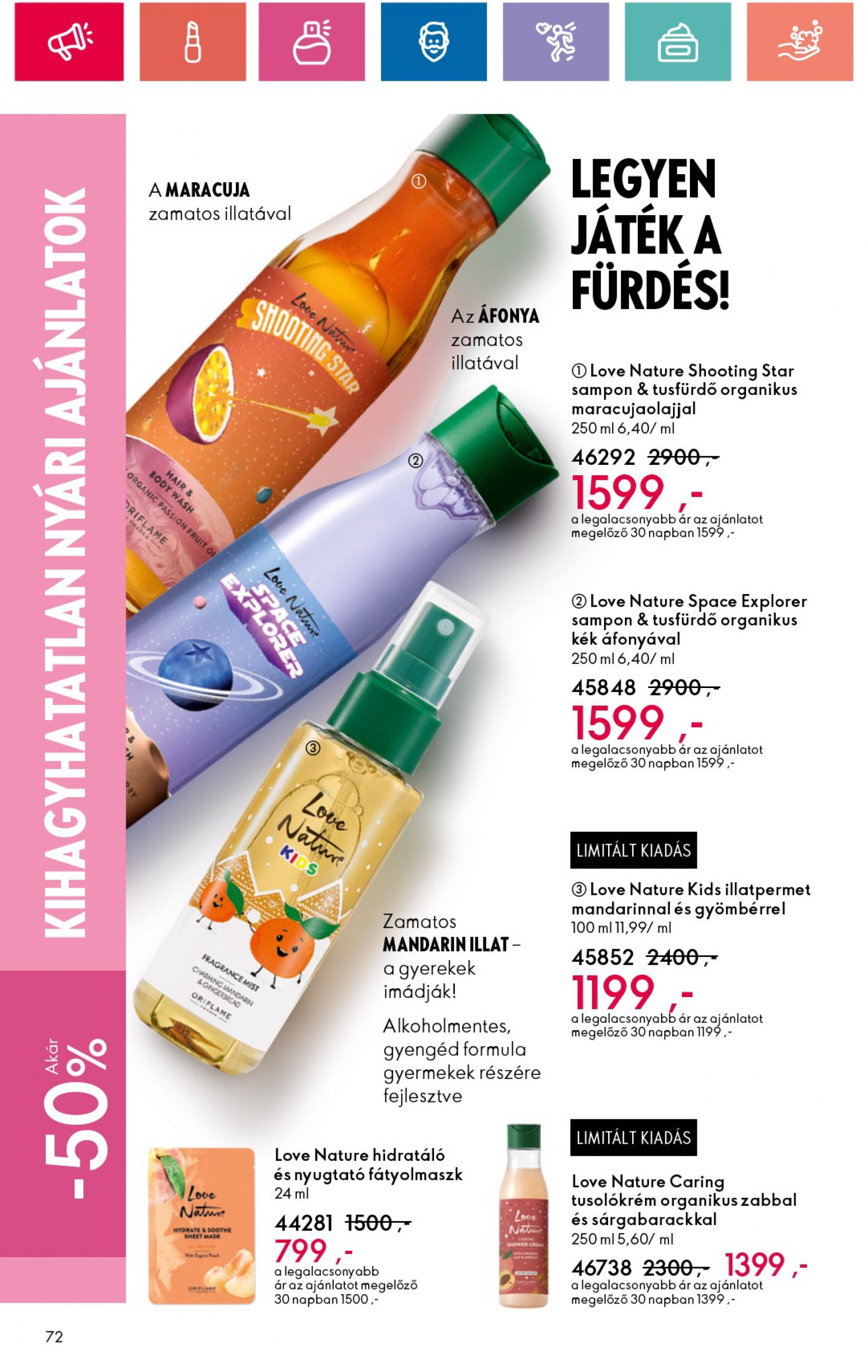 oriflame - Aktuális újság Oriflame 07.09. - 07.29. - page: 72