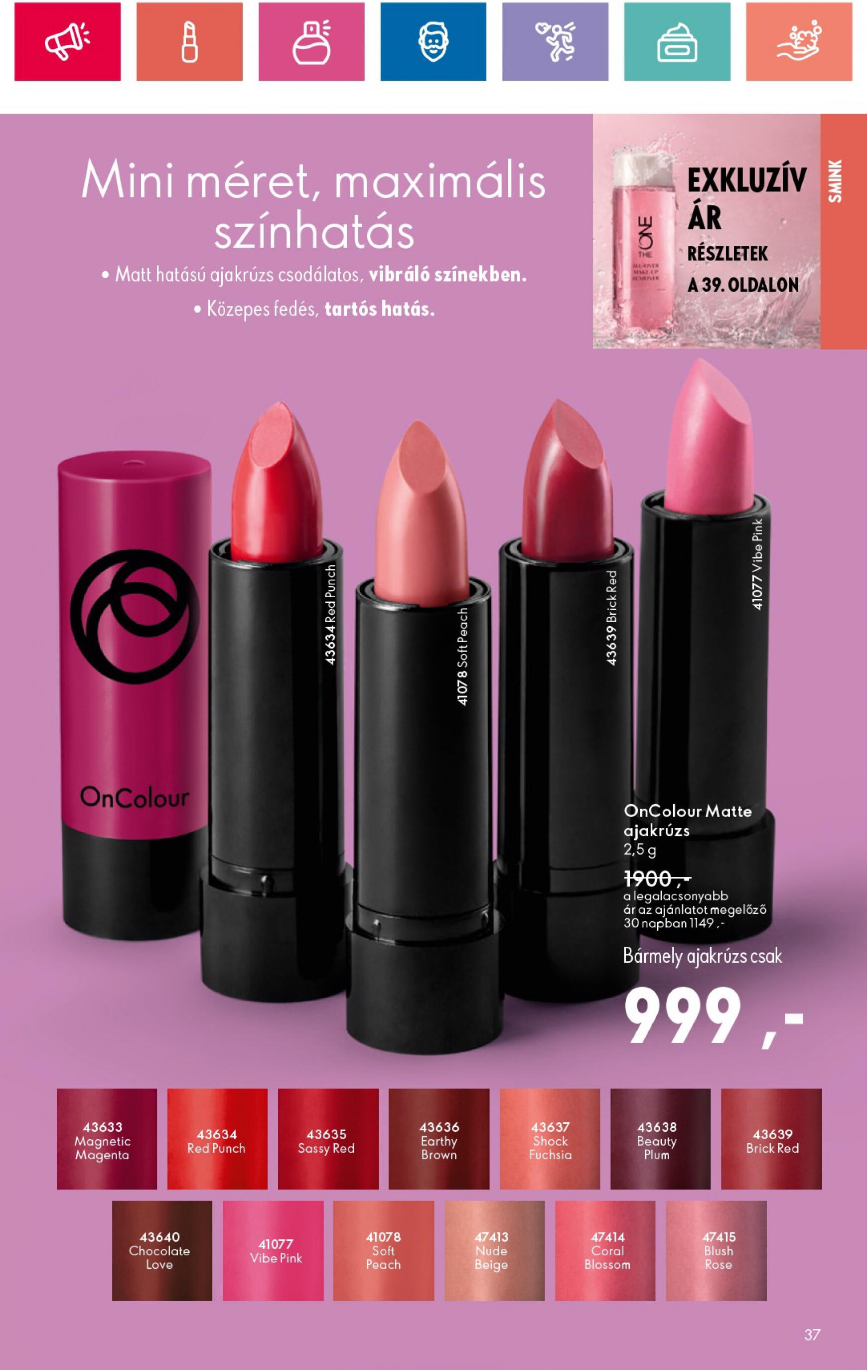 oriflame - Aktuális újság Oriflame 07.09. - 07.29. - page: 37