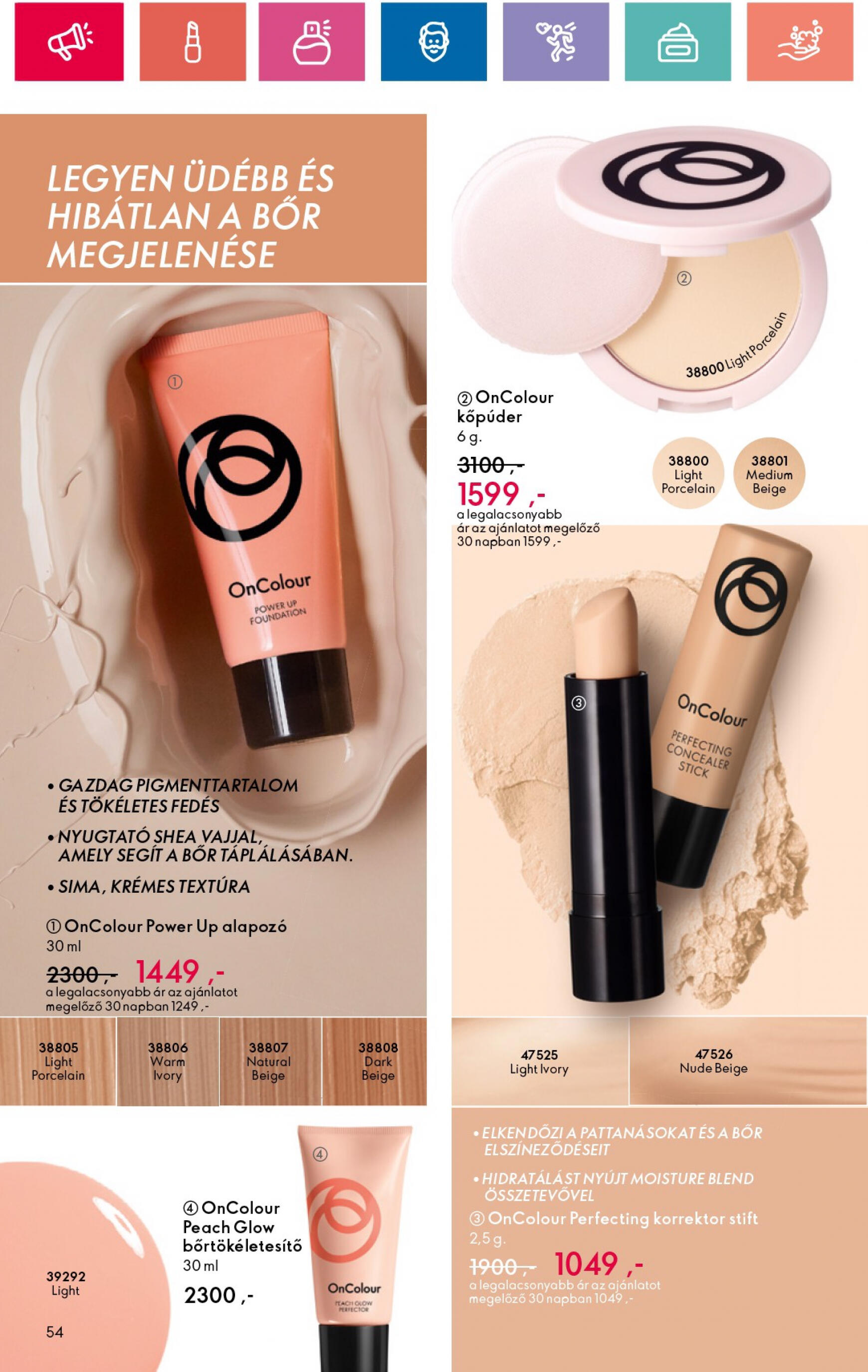 oriflame - Aktuális újság Oriflame 07.30. - 08.19. - page: 54