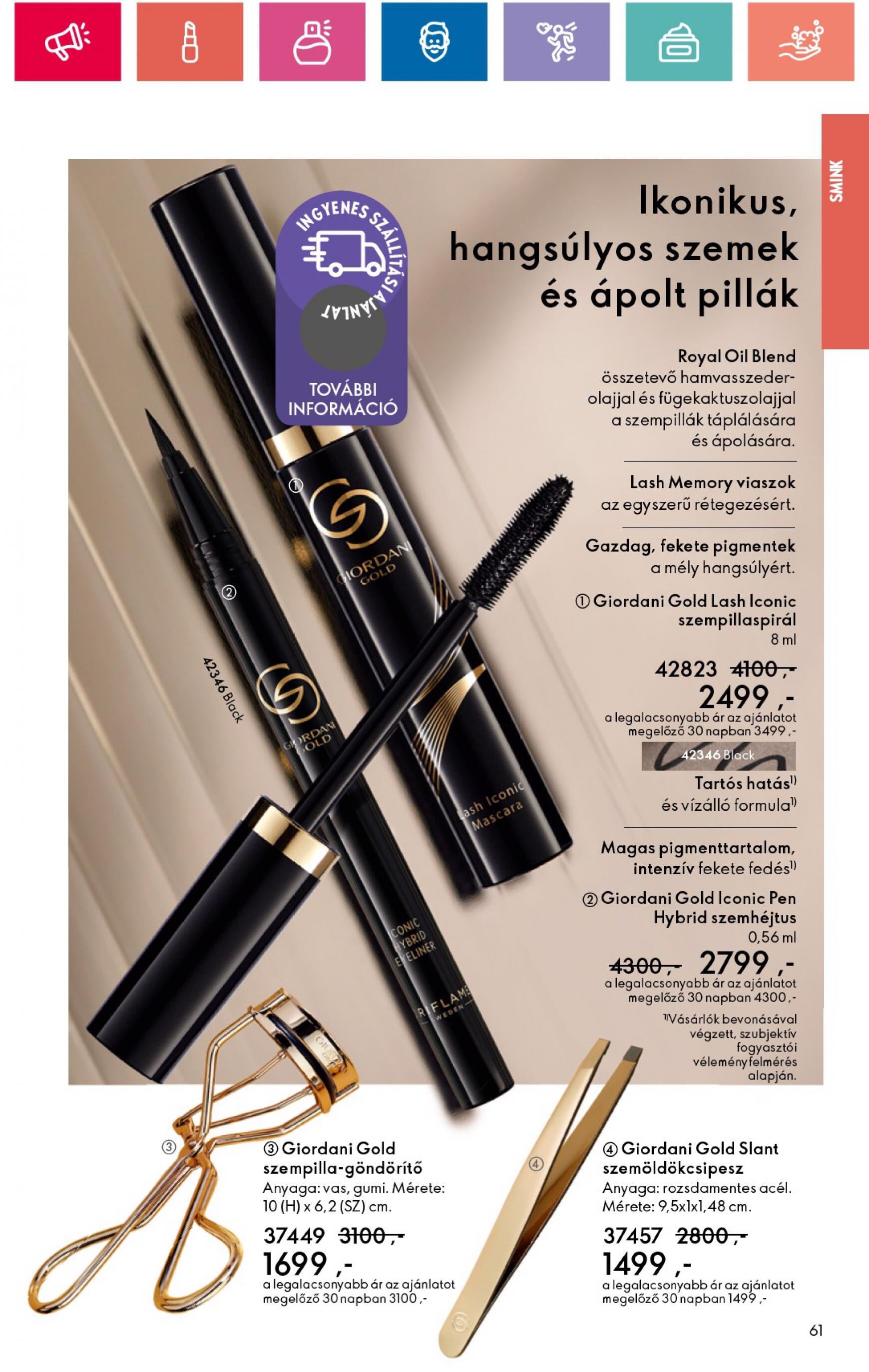 oriflame - Aktuális újság Oriflame 07.30. - 08.19. - page: 61