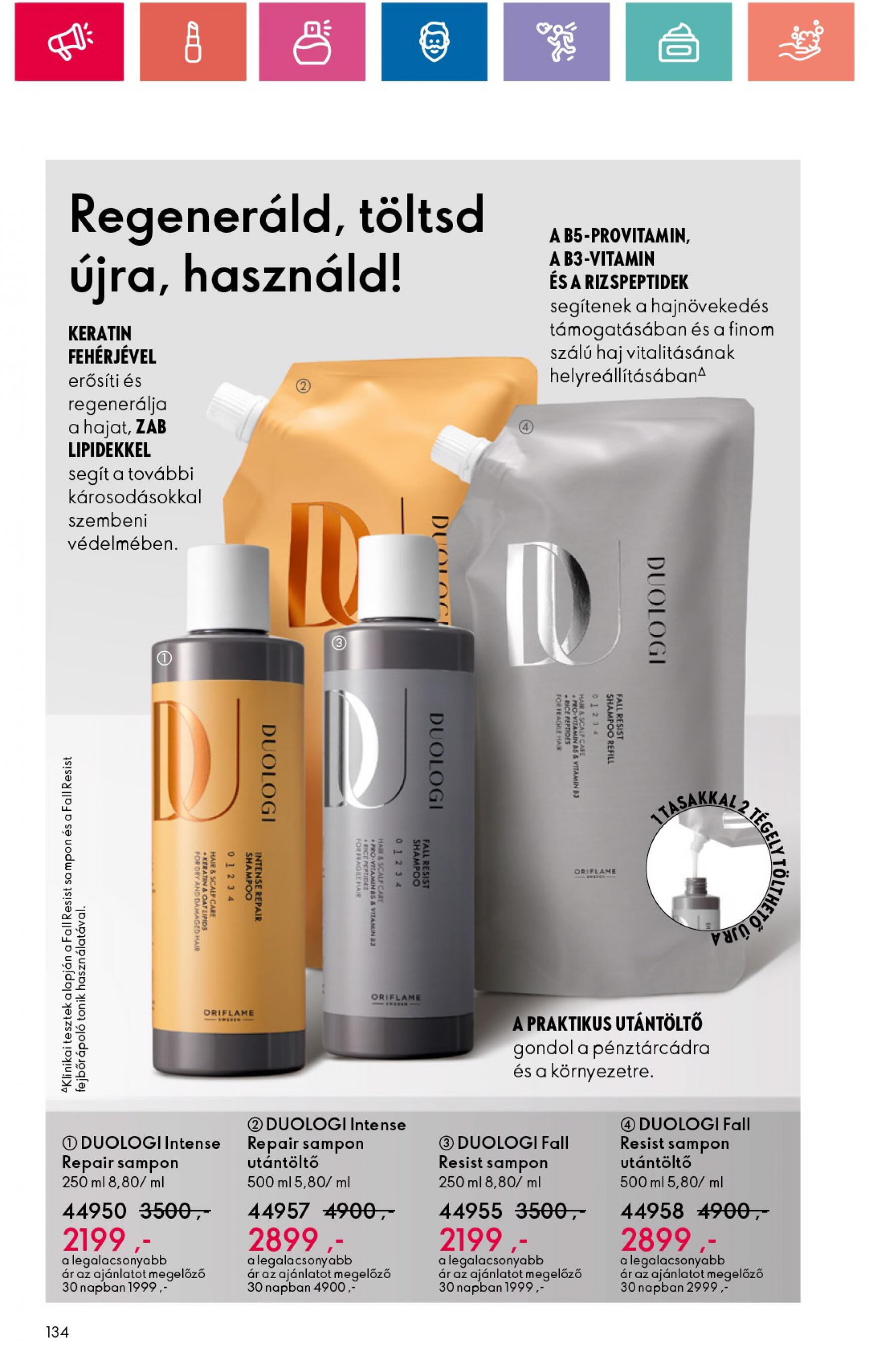 oriflame - Aktuális újság Oriflame 07.30. - 08.19. - page: 134