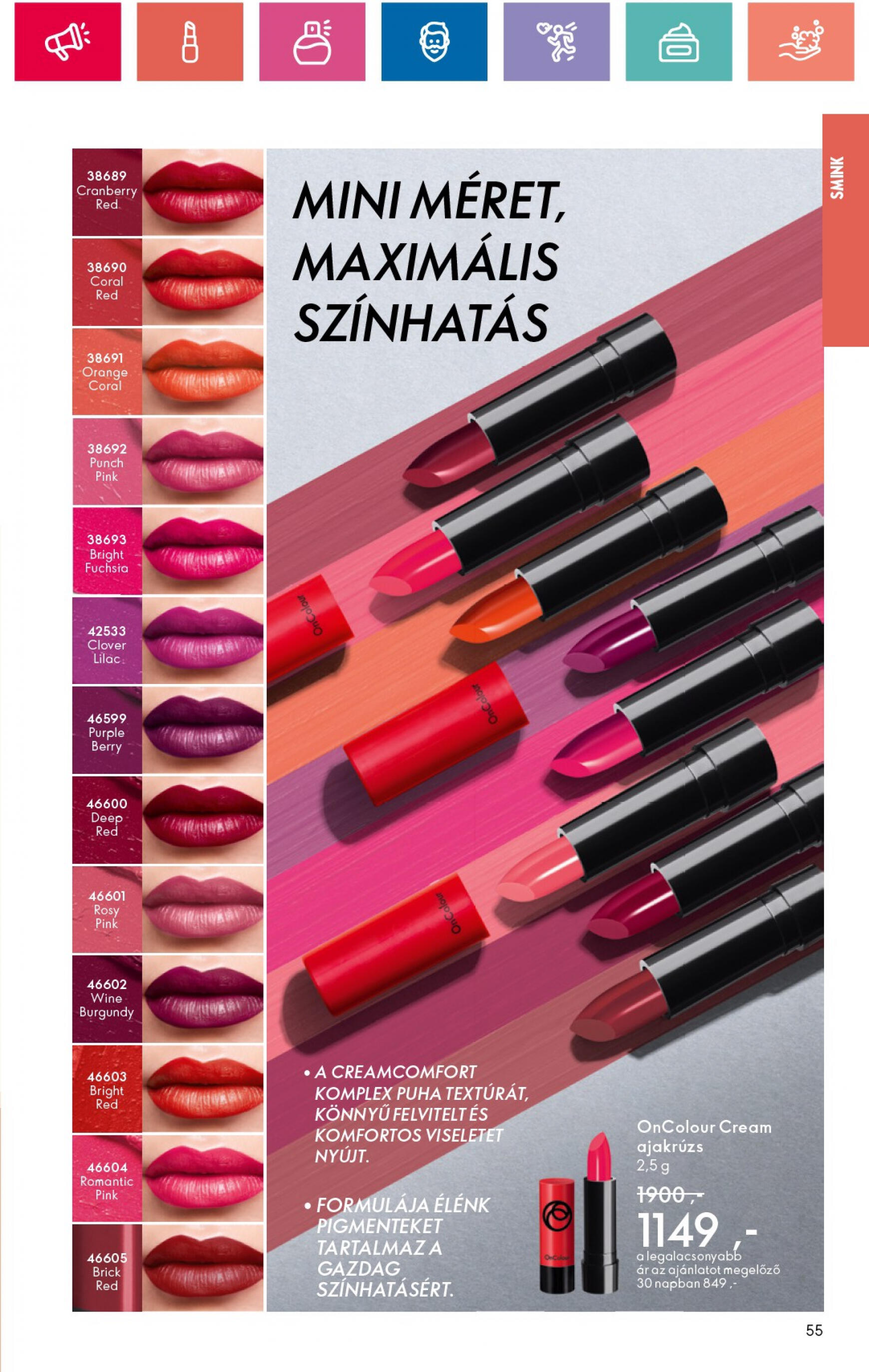 oriflame - Aktuális újság Oriflame 07.30. - 08.19. - page: 55