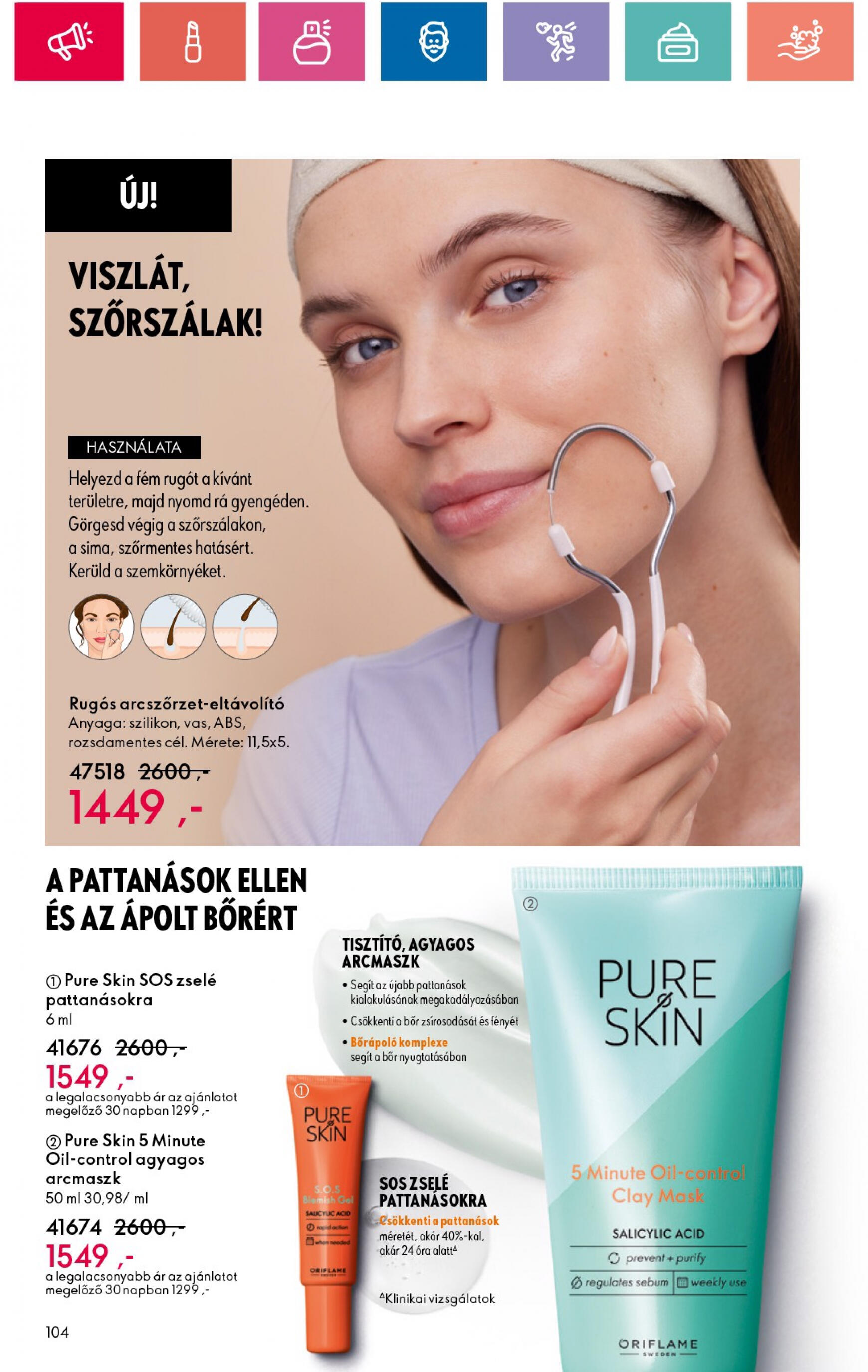 oriflame - Aktuális újság Oriflame 07.30. - 08.19. - page: 104