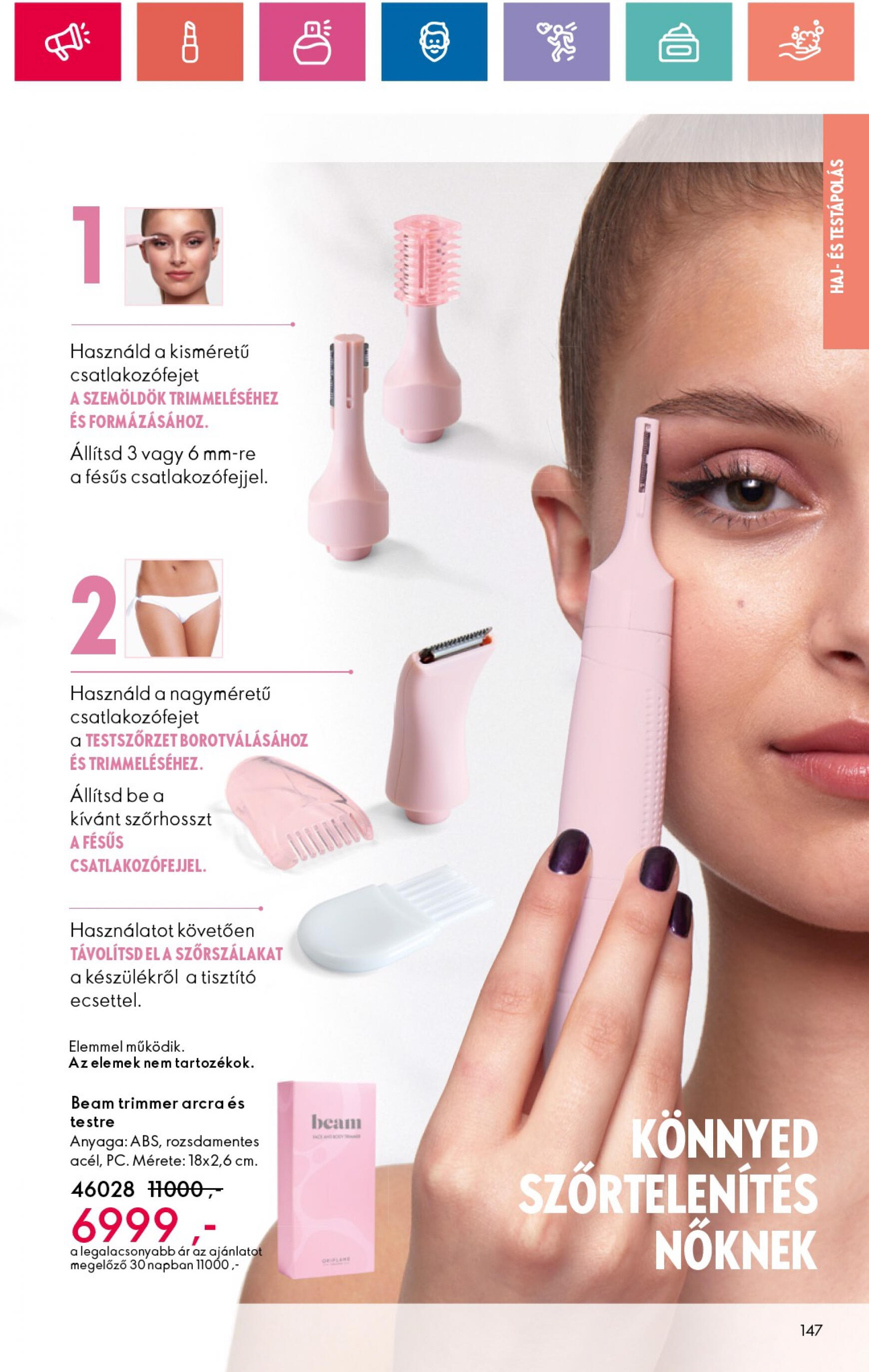 oriflame - Aktuális újság Oriflame 07.30. - 08.19. - page: 147