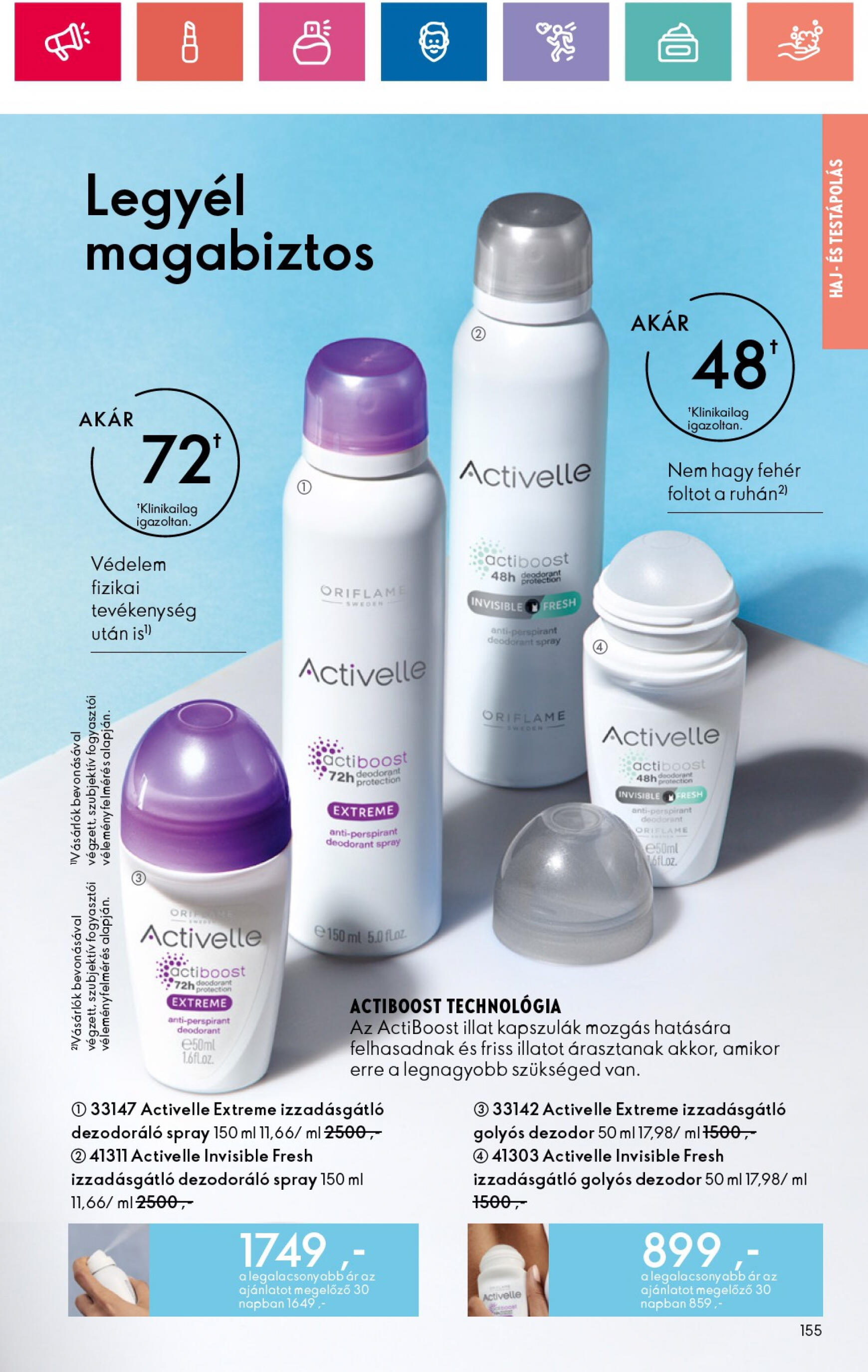 oriflame - Aktuális újság Oriflame 07.30. - 08.19. - page: 155