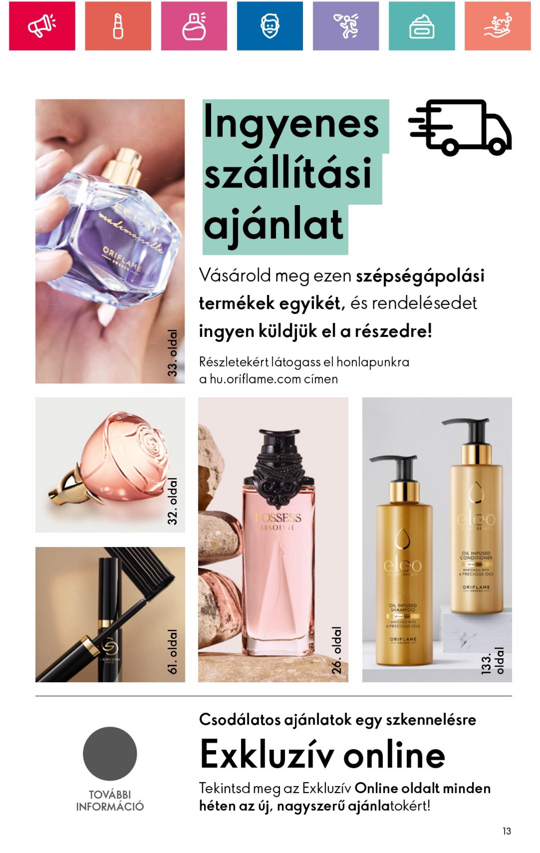 oriflame - Aktuális újság Oriflame 07.30. - 08.19. - page: 13