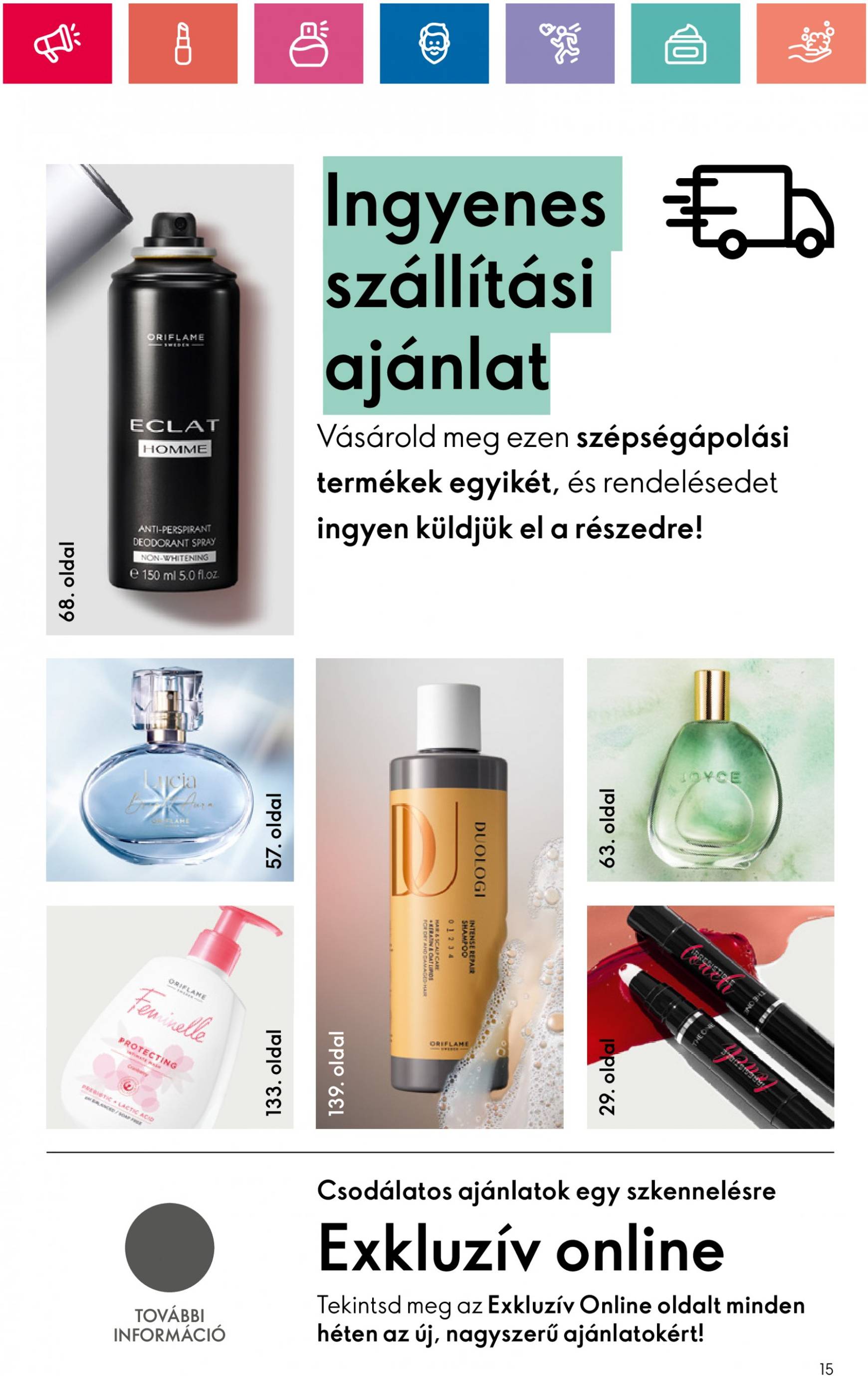 oriflame - Aktuális újság Oriflame 08.20. - 09.09. - page: 15