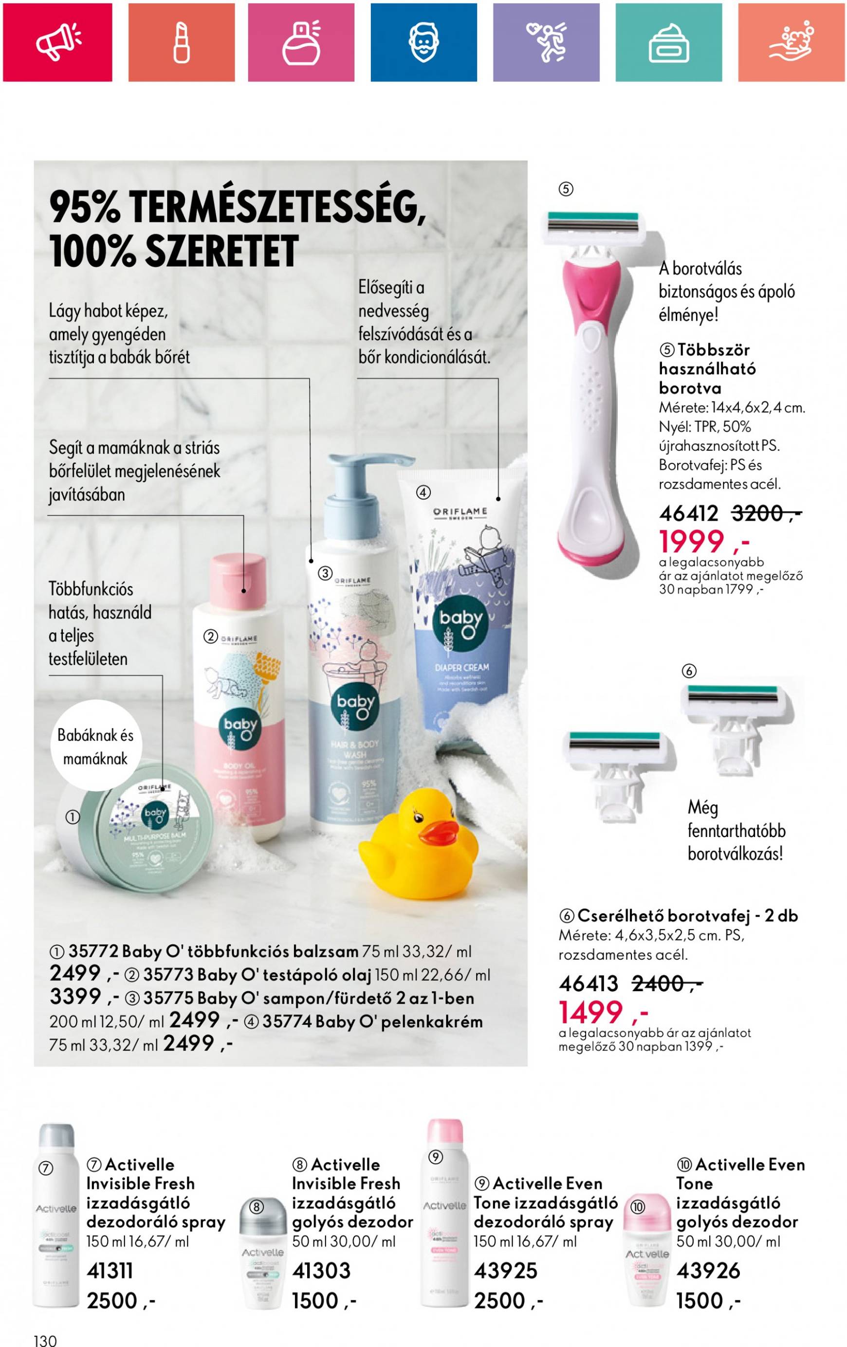 oriflame - Aktuális újság Oriflame 08.20. - 09.09. - page: 130