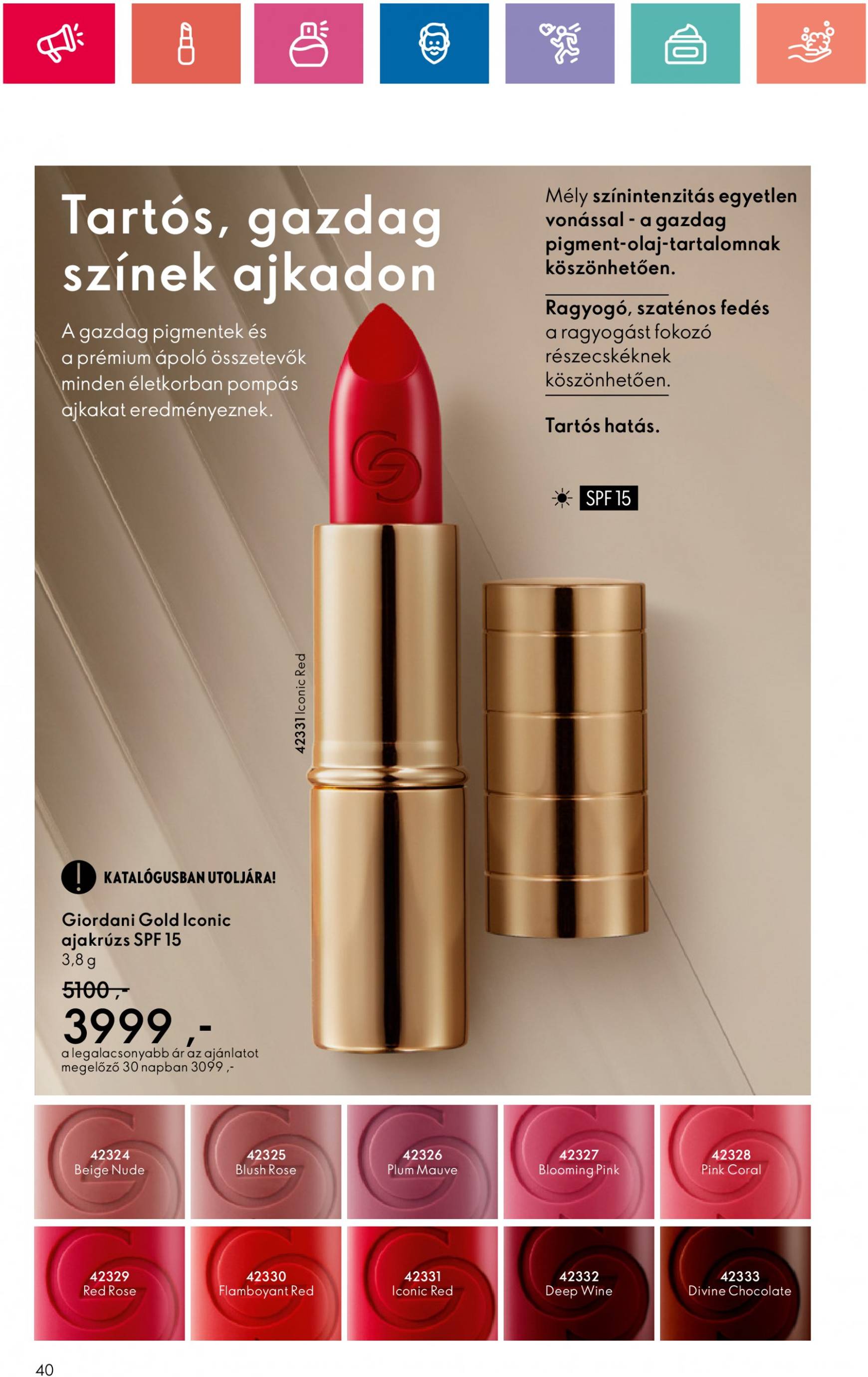 oriflame - Aktuális újság Oriflame 08.20. - 09.09. - page: 40