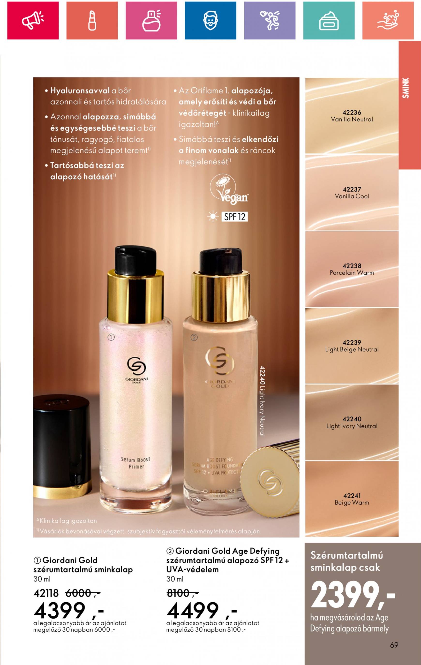 oriflame - Aktuális újság Oriflame 09.10. - 09.30. - page: 69