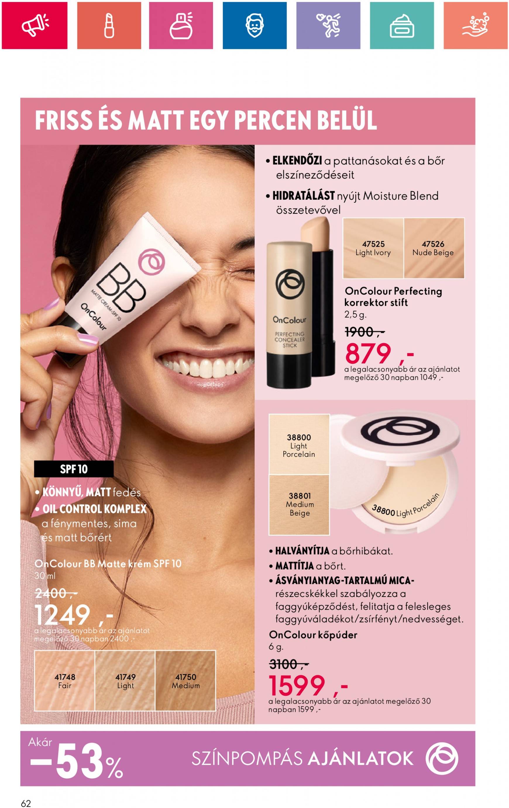 oriflame - Aktuális újság Oriflame 09.10. - 09.30. - page: 62