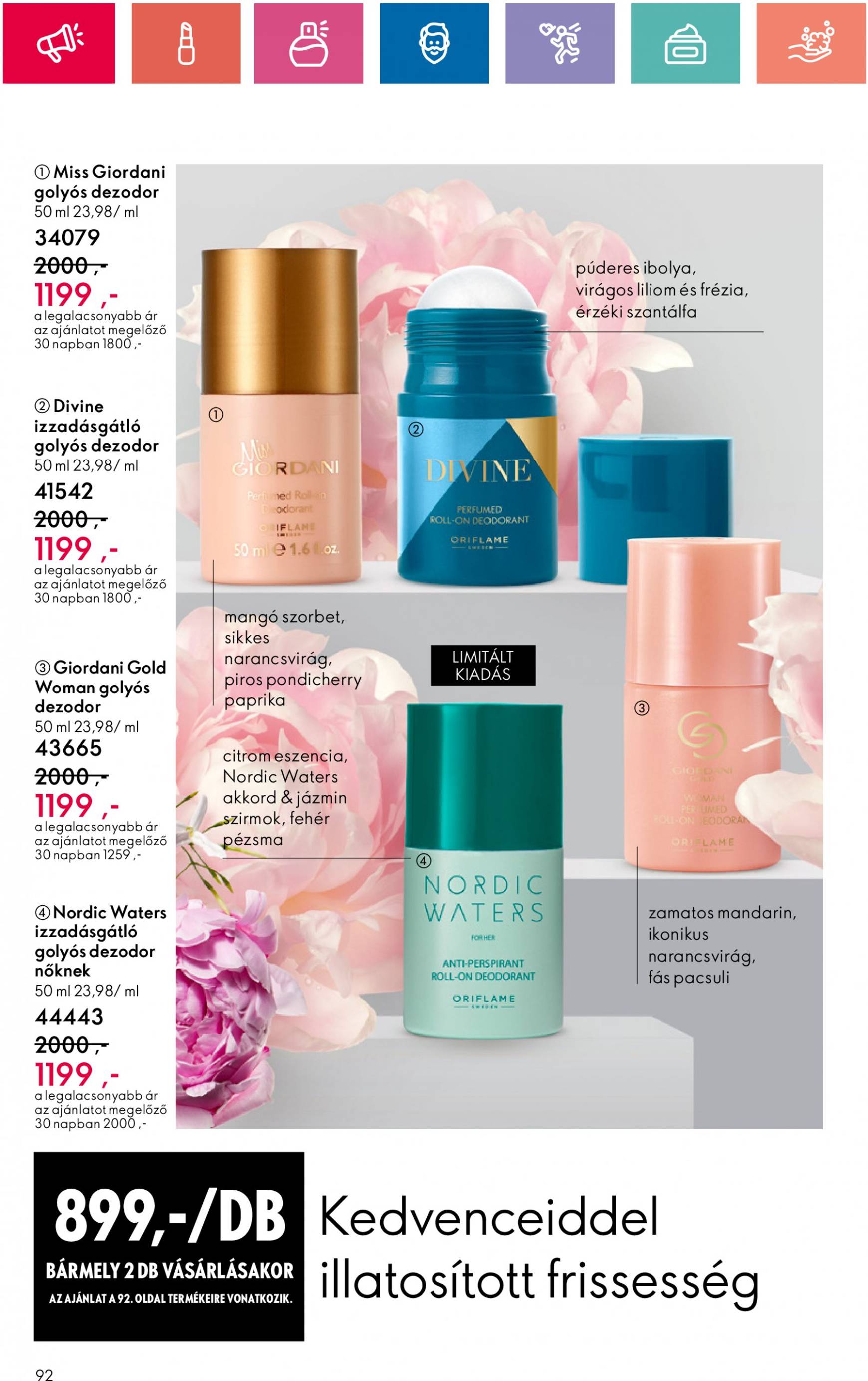 oriflame - Aktuális újság Oriflame 09.10. - 09.30. - page: 92