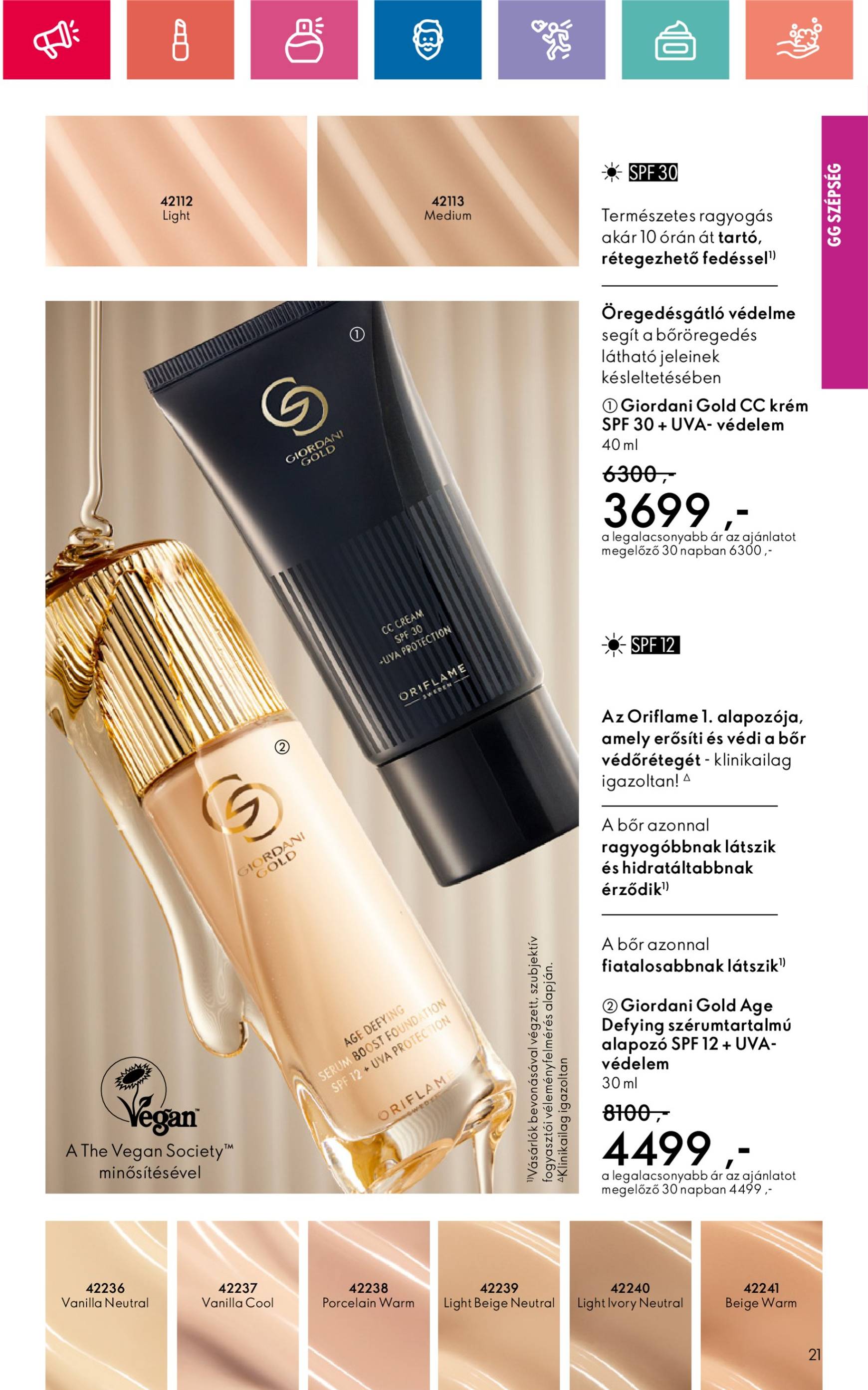 oriflame - Oriflame akciós újság, érvényes 10.20. - 11.09. - page: 21