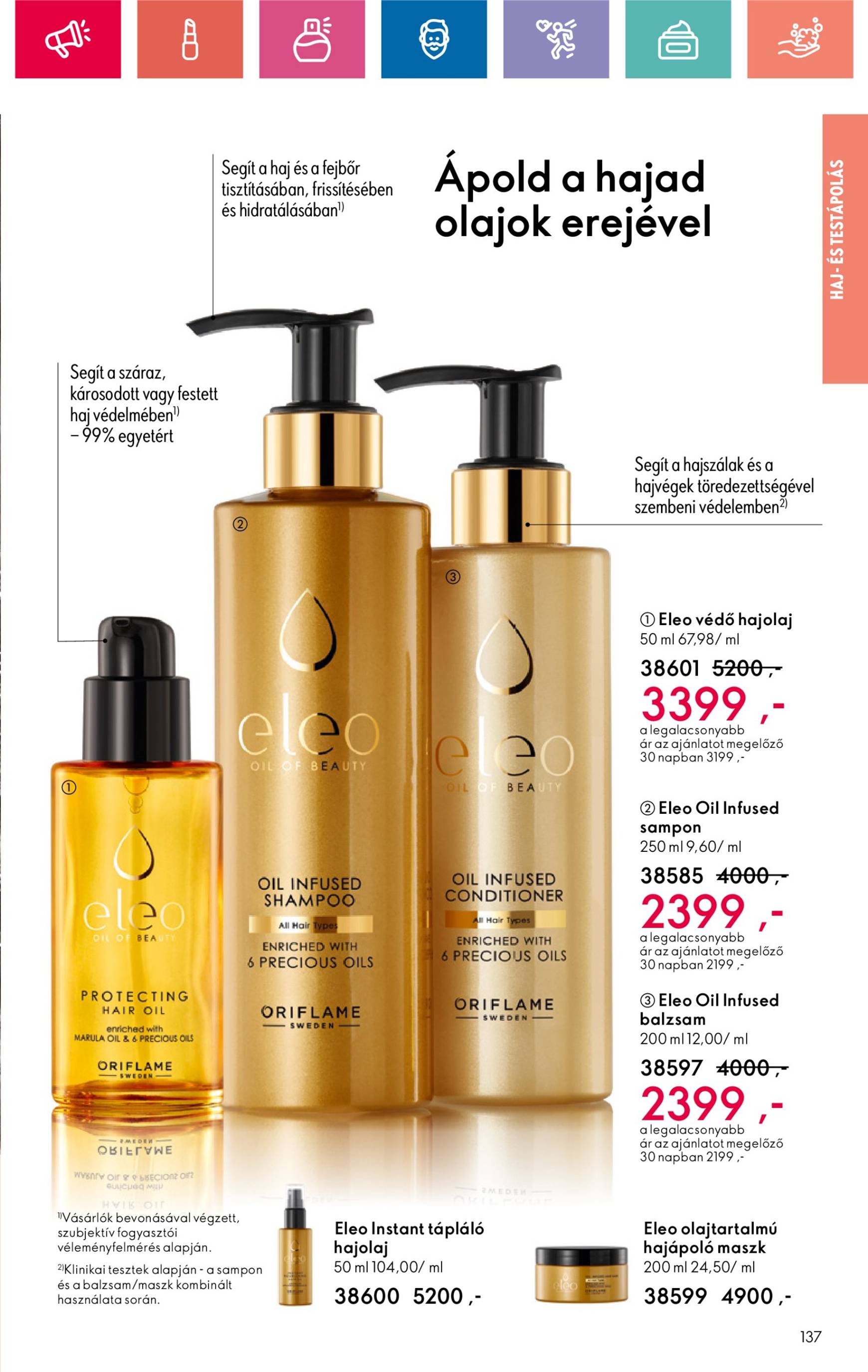 oriflame - Oriflame akciós újság, érvényes 10.20. - 11.09. - page: 137