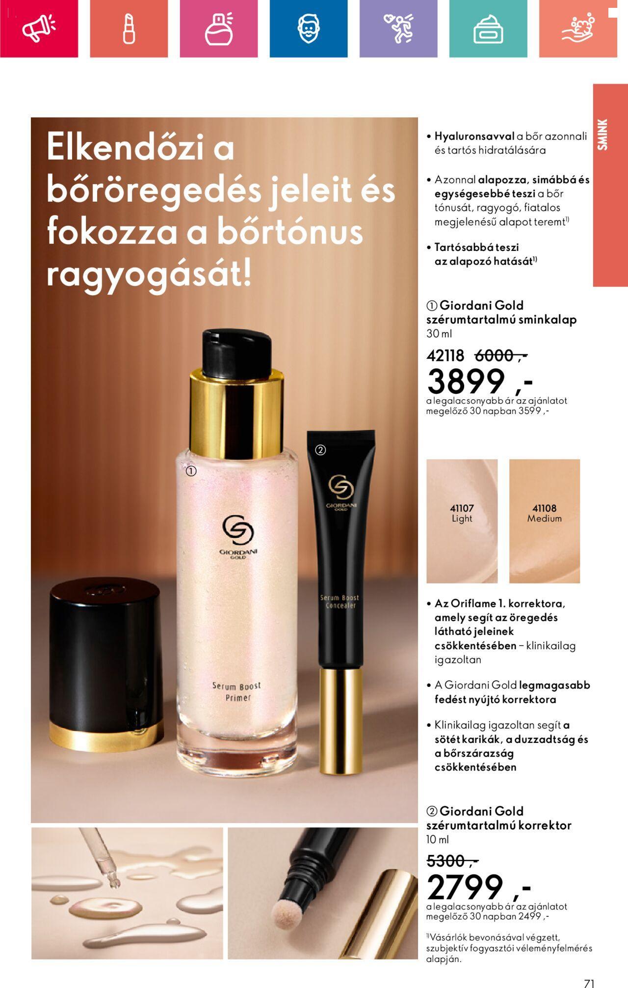 oriflame - Akciós újság új Oriflame 2024.11.10. - 2024.11.30. - page: 71